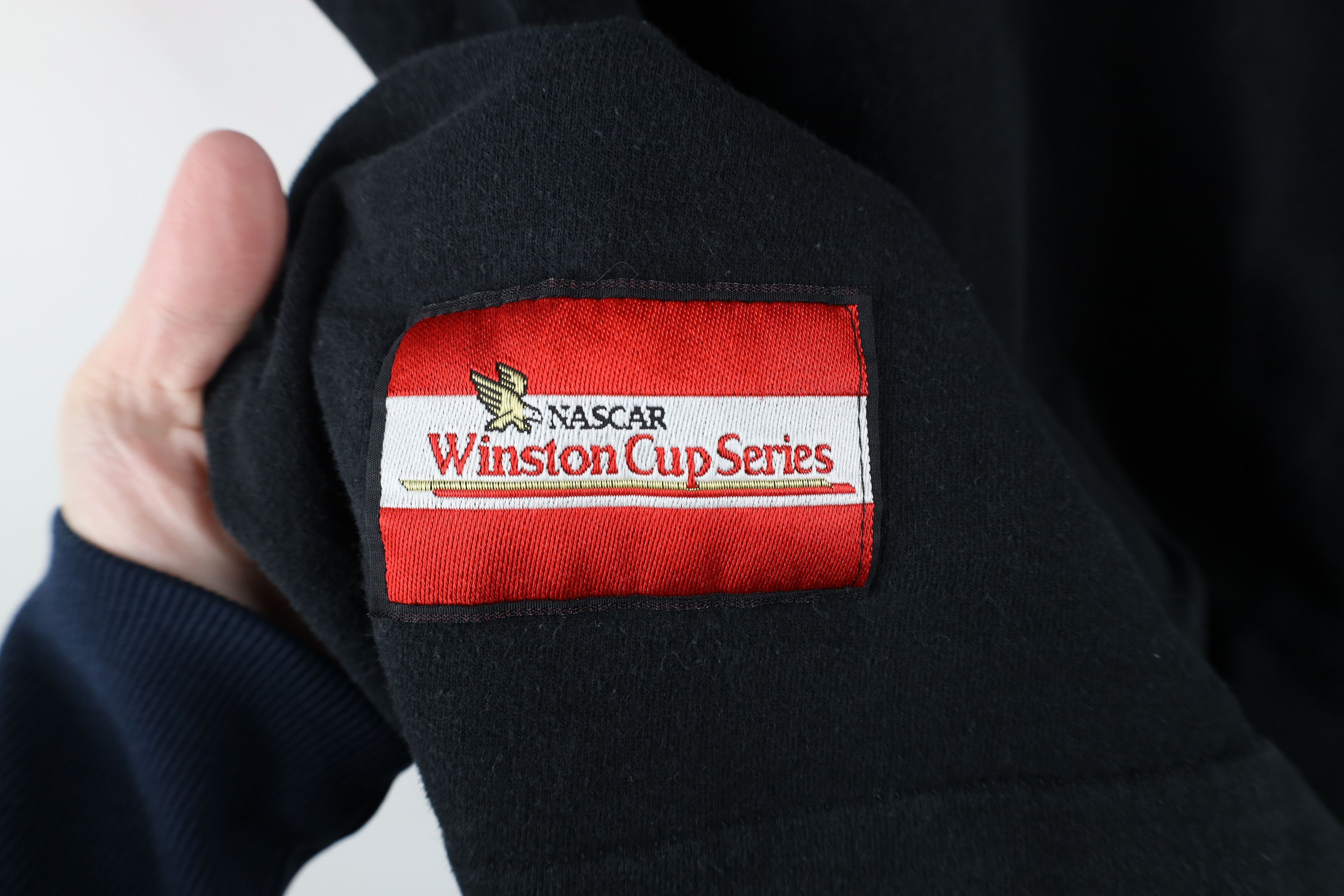 Vintage Vintage 90s Winston Cup Series Pocket T-Shirt Black USA Size US XL / EU 56 / 4 - 7 Thumbnail
