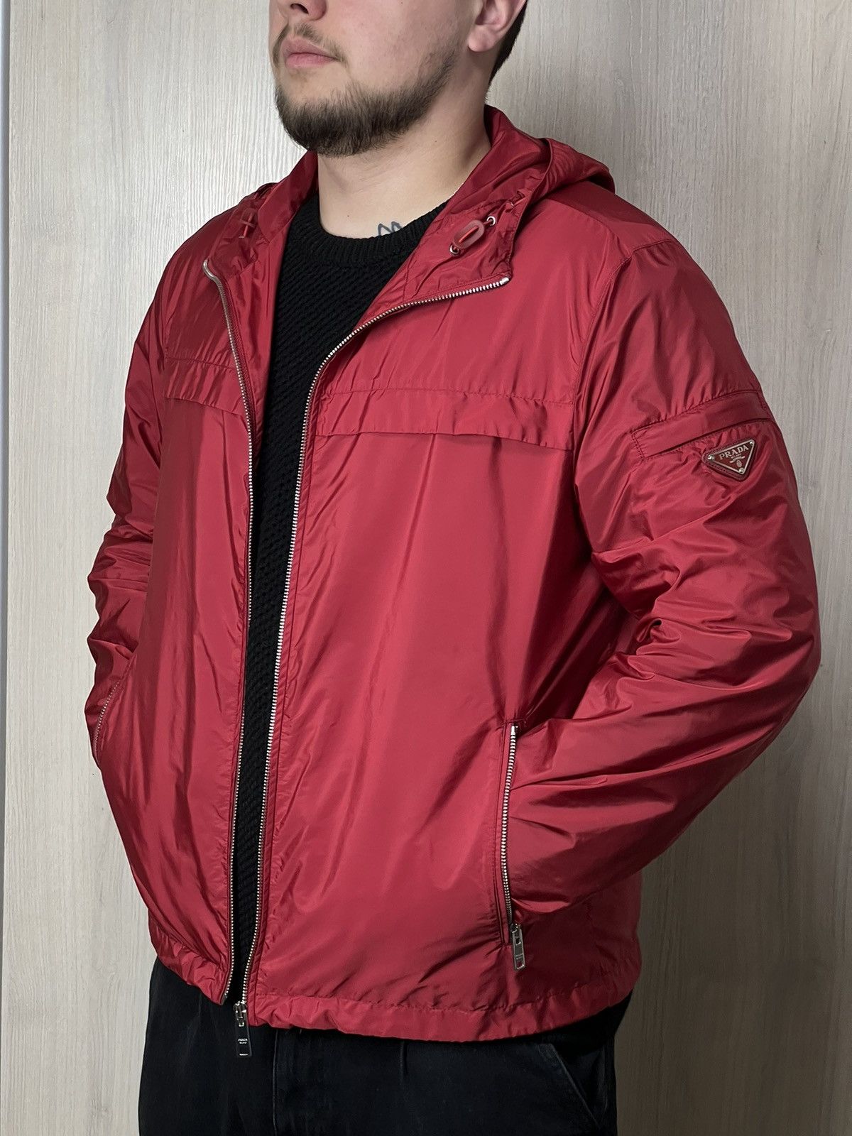 Prada Prada SGA 466 Windbreaker Jacket Size US L / EU 52-54 / 3 - 1 Thumbnail
