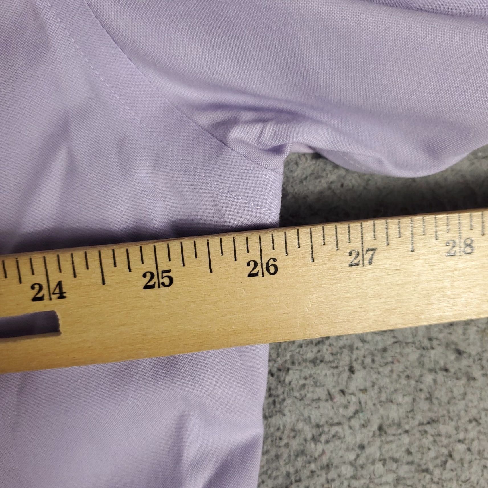 Brooks Brothers VINTAGE Brooks Brothers Dress Shirt Men's 16.5 Purple Long Sleeve Business Formal Casual Modern Size 42R - 7 Thumbnail