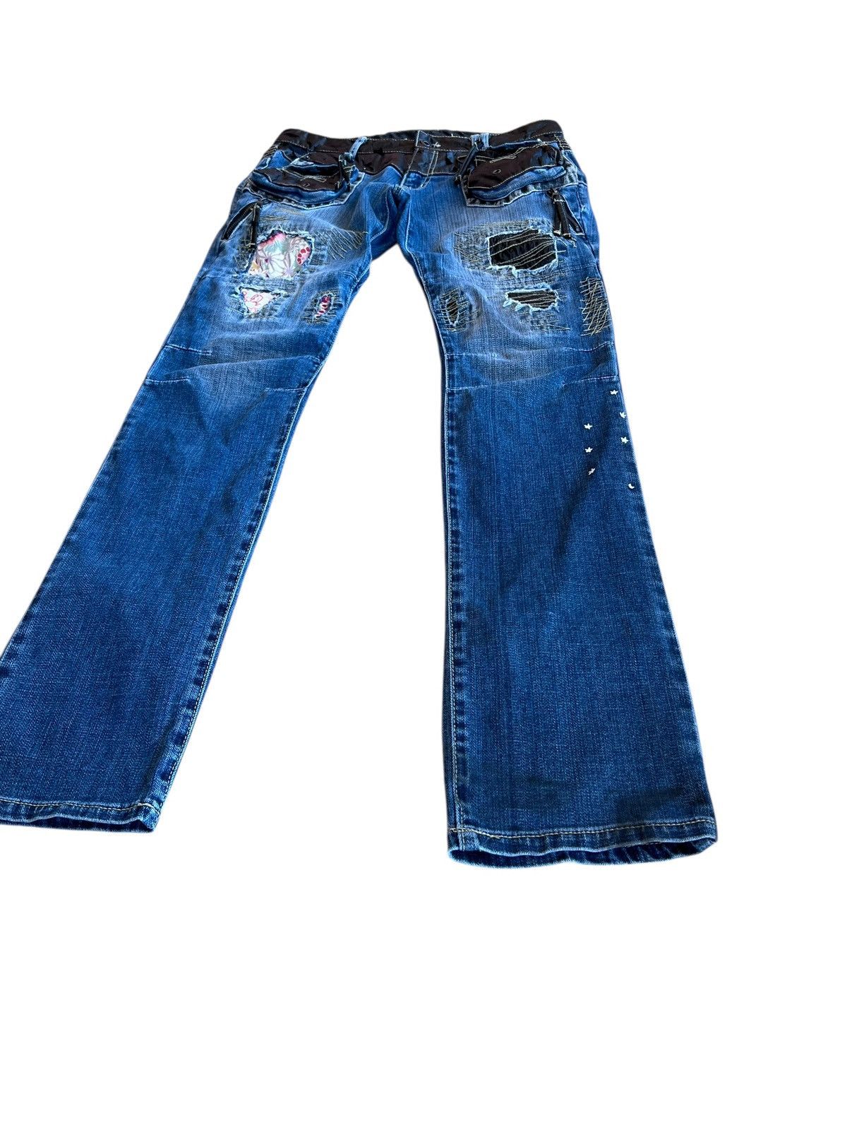 PPFM Vintage PPFM Stitching Bondage Punk Jean Size US 31 - 3 Thumbnail