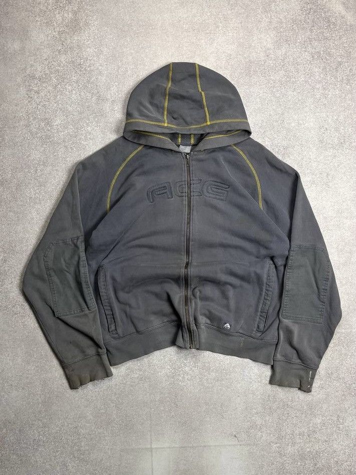 Nike Vintage 90's Nike ACG Boxy Zip Archival Hoodie L Size US L / EU 52-54 / 3 - 1 Thumbnail