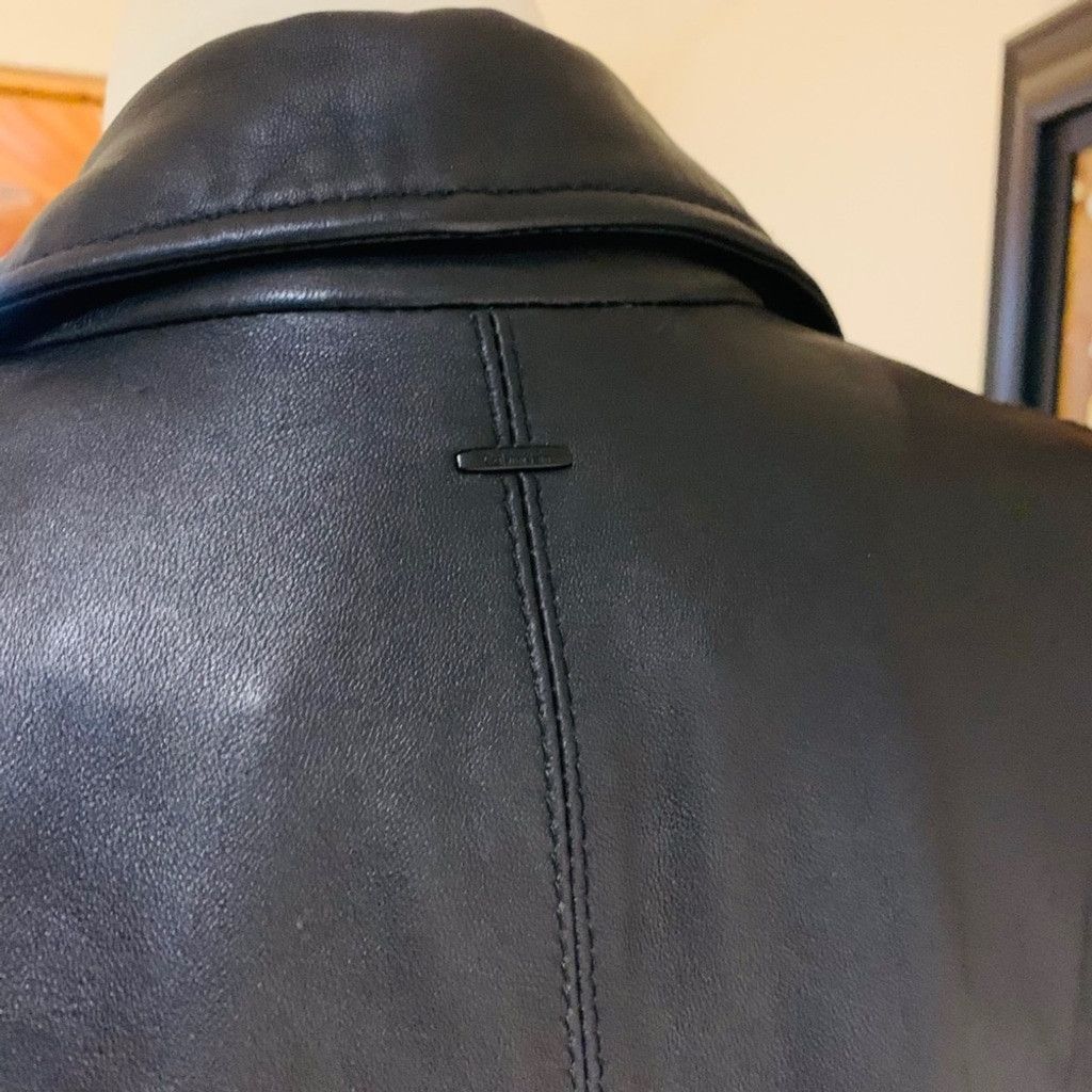 Calvin Klein - Calvin Klein Genuine Leather Black Size S Size S / US 4 / IT 40 - 7 Thumbnail
