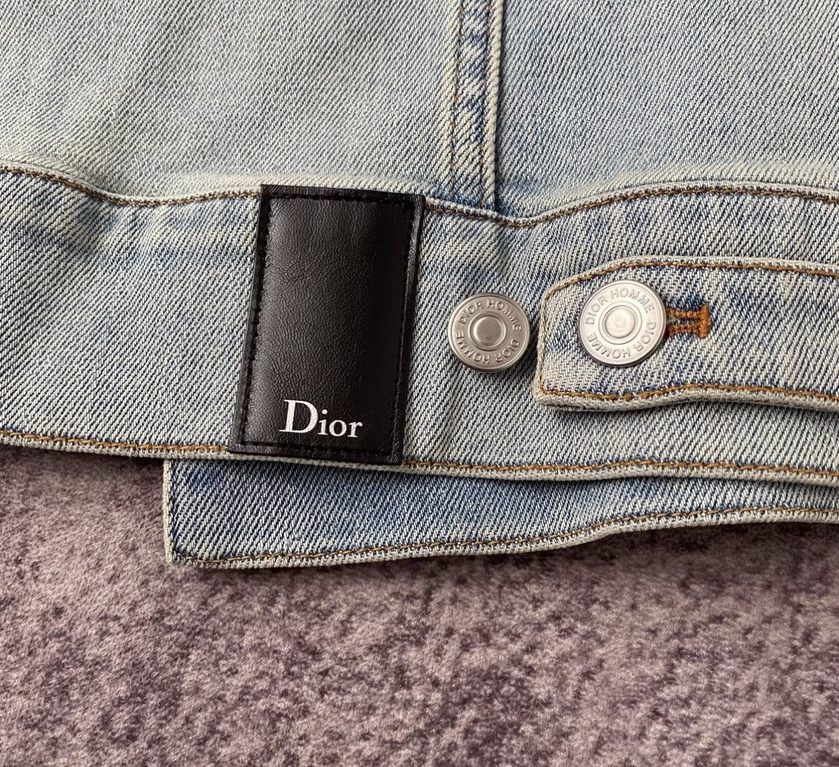 Dior Dior Homme Blue Denim Vest Jacket Size US M / EU 48-50 / 2 - 4 Thumbnail