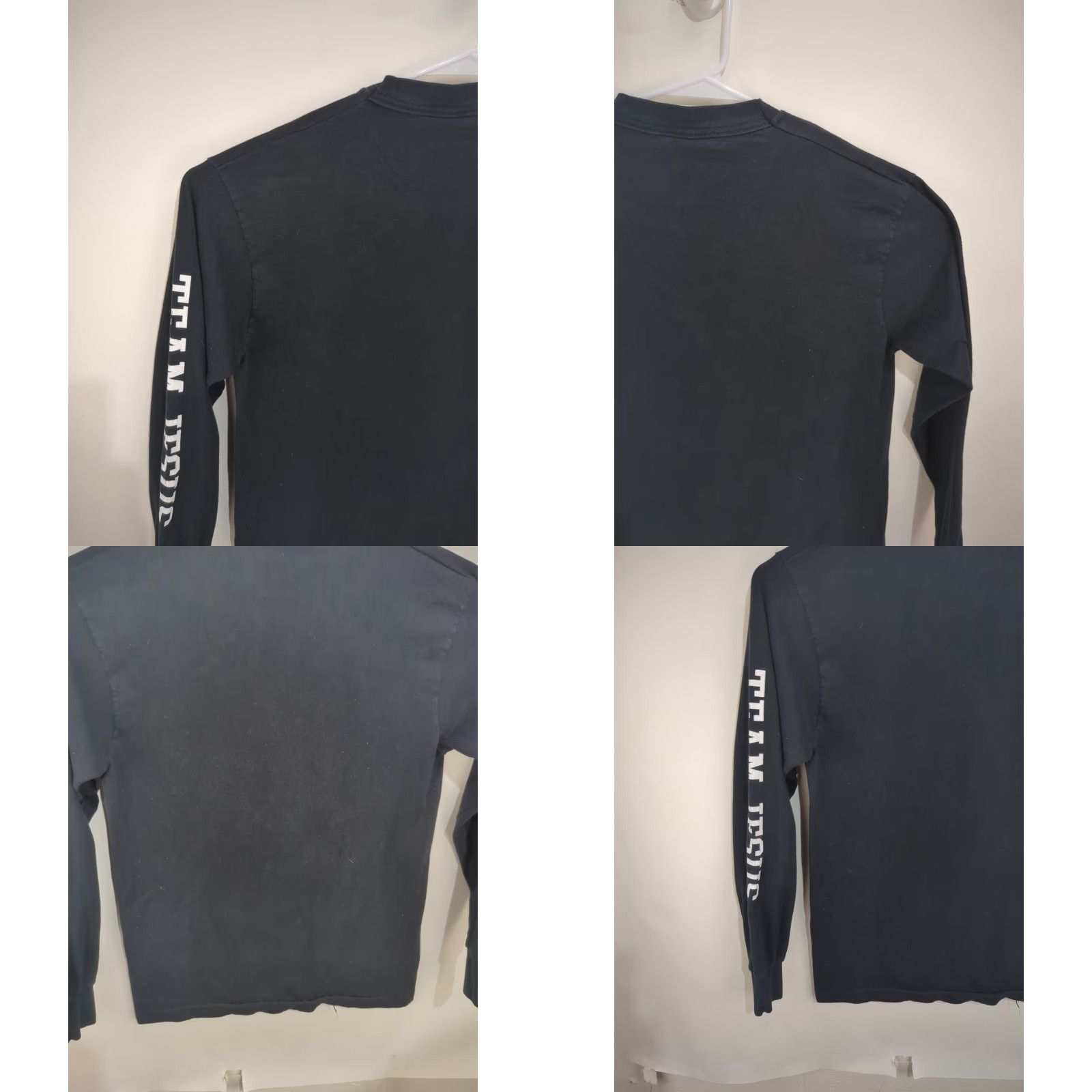 Vintage VINTAGE Space Jam Shirt Jesus World Champions T-Shirt Crew Neck Long Sleeve Black Mens M Size US M / EU 48-50 / 2 - 10 Thumbnail