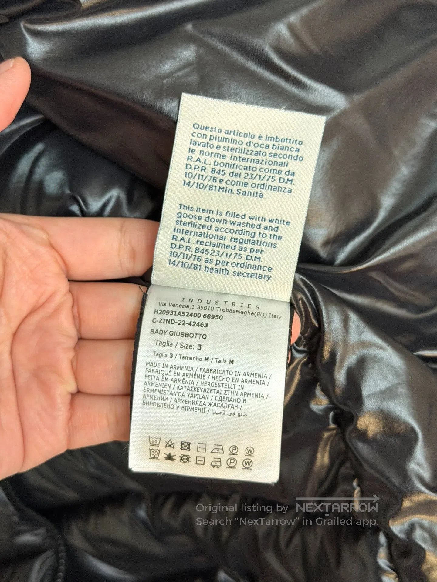 Moncler Moncler Women's Black Shiny Short Hooded Down Jacket. Size L / US 10 / IT 46 - 8 Thumbnail