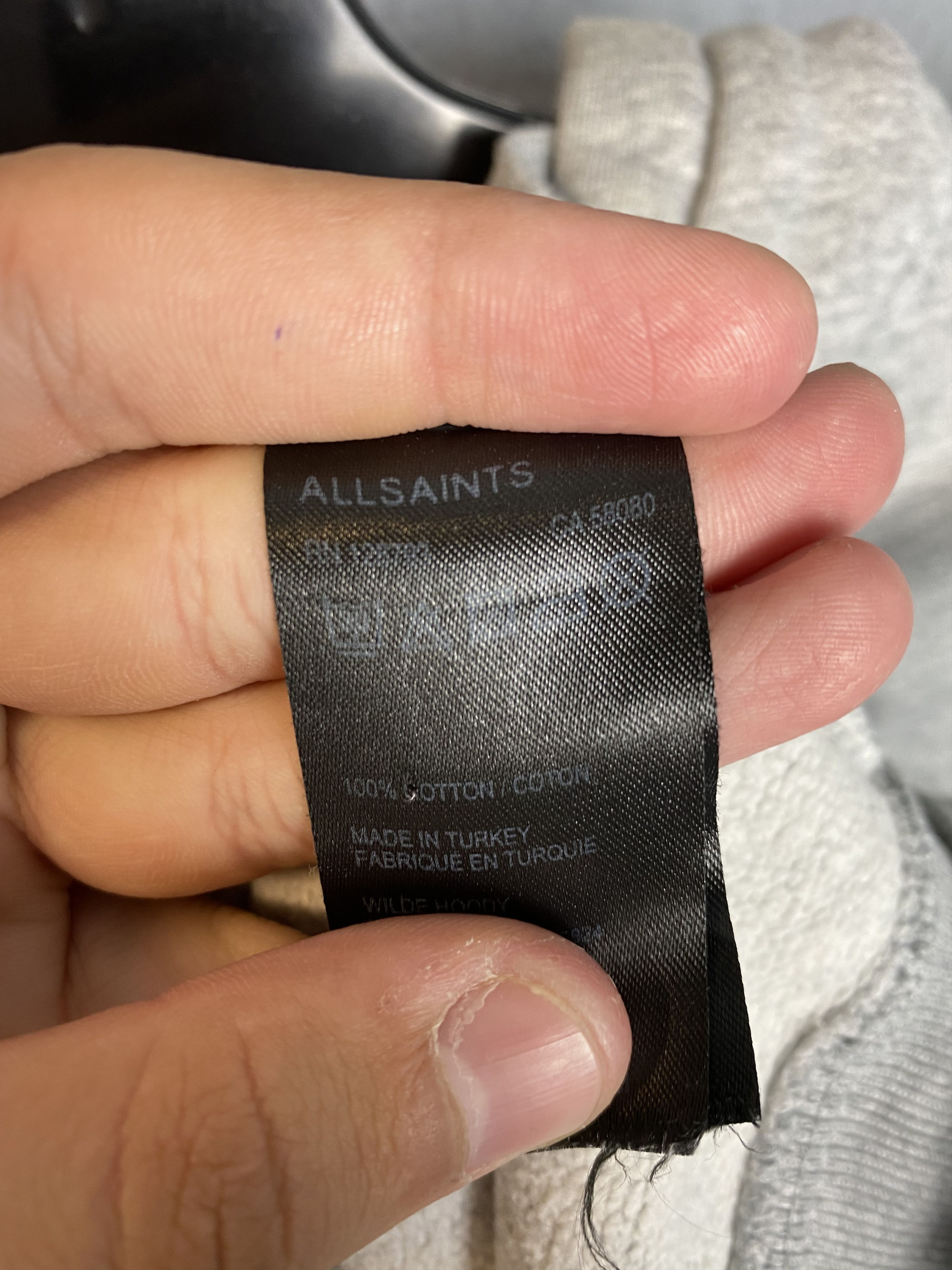 Allsaints × Vintage Allsaints Vintage Mens Zip Hoodie Y2K Size US M / EU 48-50 / 2 - 5 Thumbnail