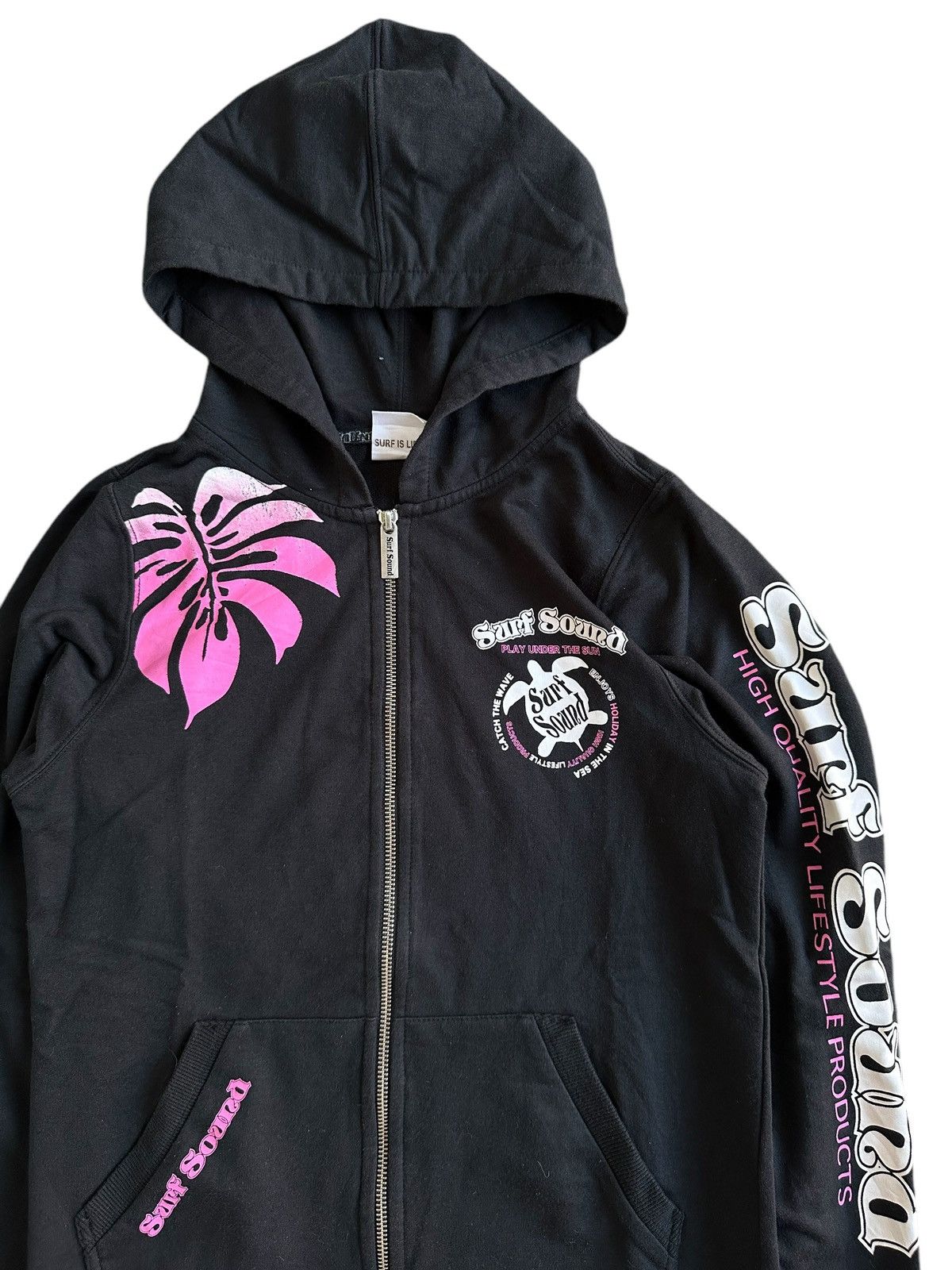 Angel Blue 2000s SURF SOUND TURTLE ZIP HOODIE ANGEL BLUE LGB STYLE Size US S / EU 44-46 / 1 - 2 Thumbnail