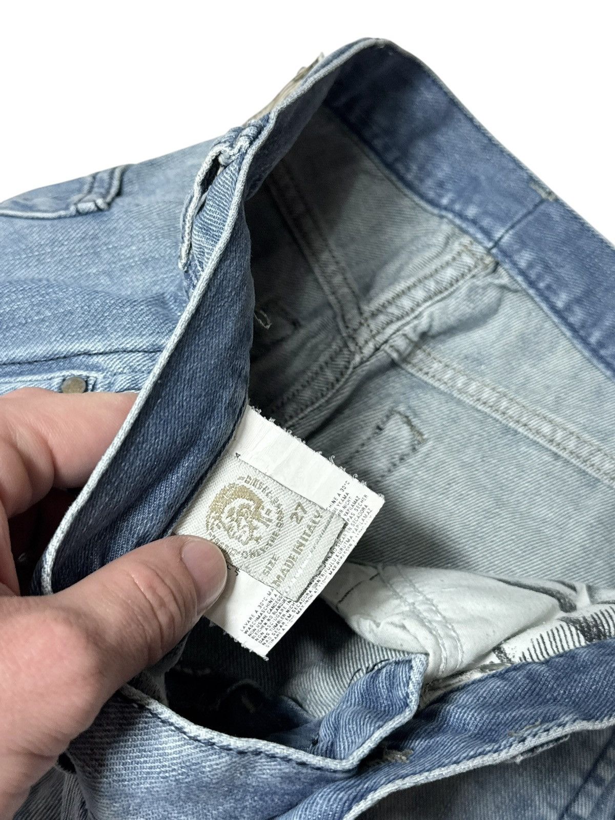 Diesel Vintage Diesel Doozy Faded Jeans Y2K 2000s Avantgarde Size US 28 / EU 44 - 9 Thumbnail