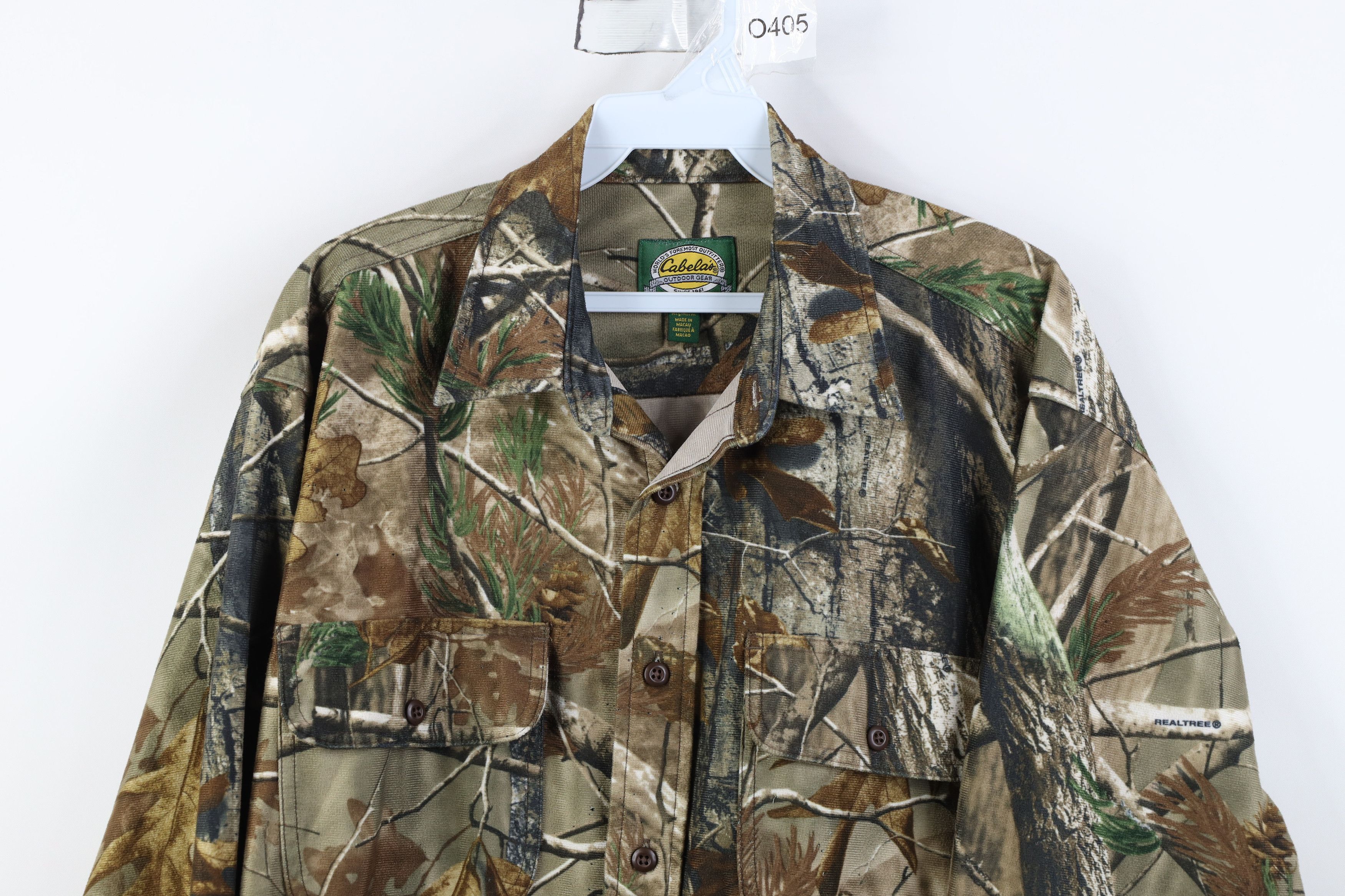 Cabelas Vintage 90s Cabelas Soft Cloth Camouflage Button Shirt Size US M / EU 48-50 / 2 - 2 Thumbnail