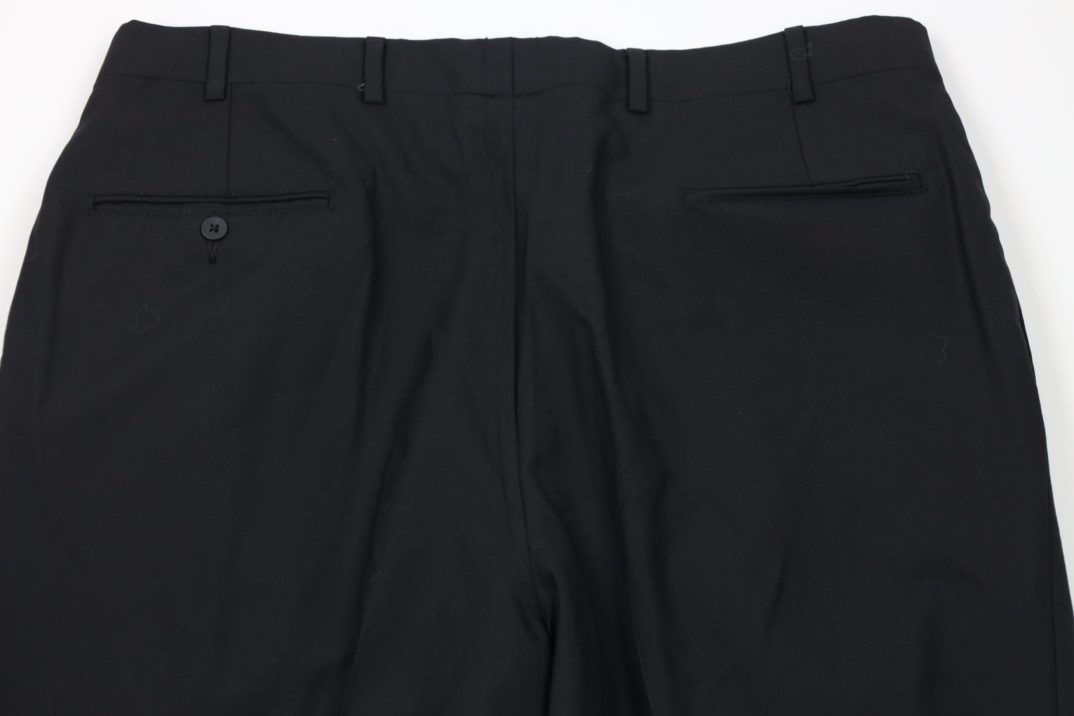 Brooks Brothers × Vintage Vintage 70s Brooks Brothers Wool Pants Trousers Black USA Size US 38 / EU 54 - 10 Thumbnail