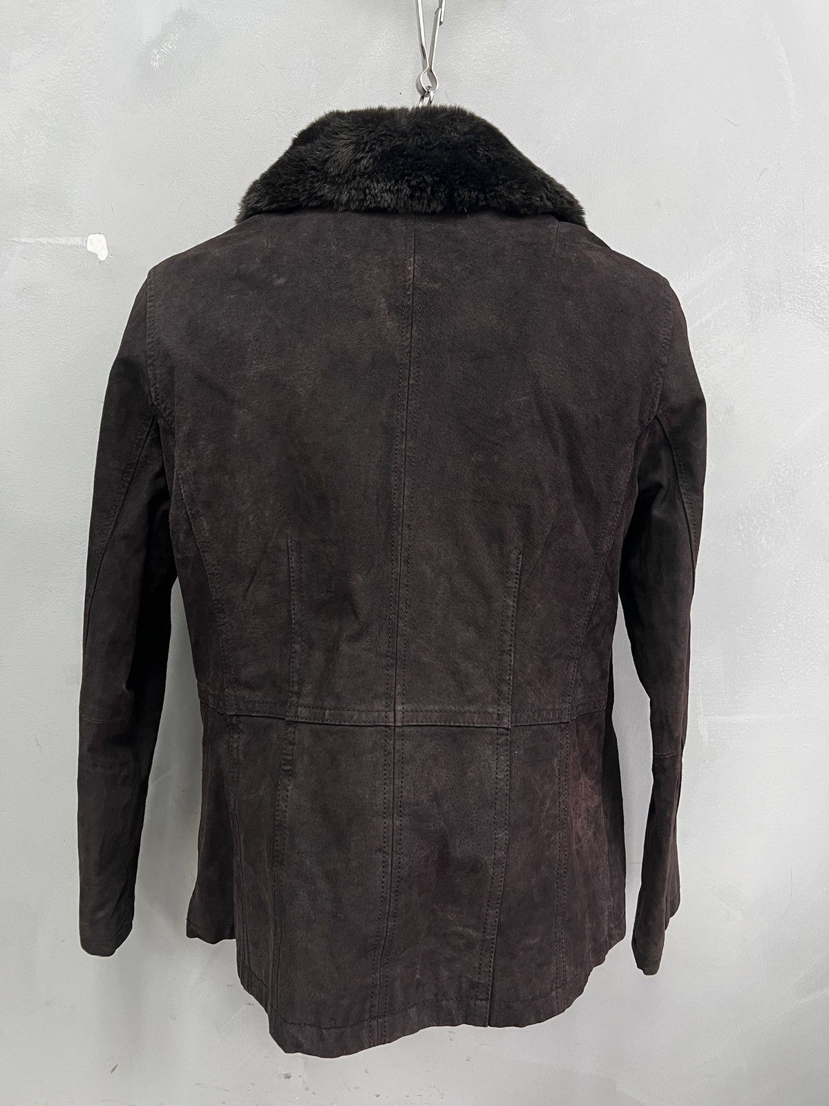 14th Addiction Hysteric glamour Leather Jacket blazer y2k Brown fur Style Size US M / EU 48-50 / 2 - 7 Thumbnail