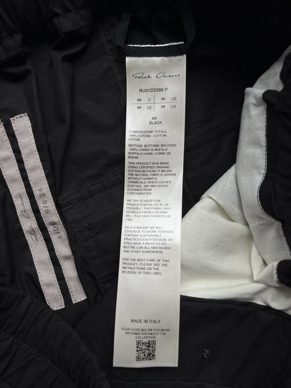 Rick Owens RICK OWENS SS24 DRAWSTRING PANTS Size US 30 / EU 46 - 9 Thumbnail