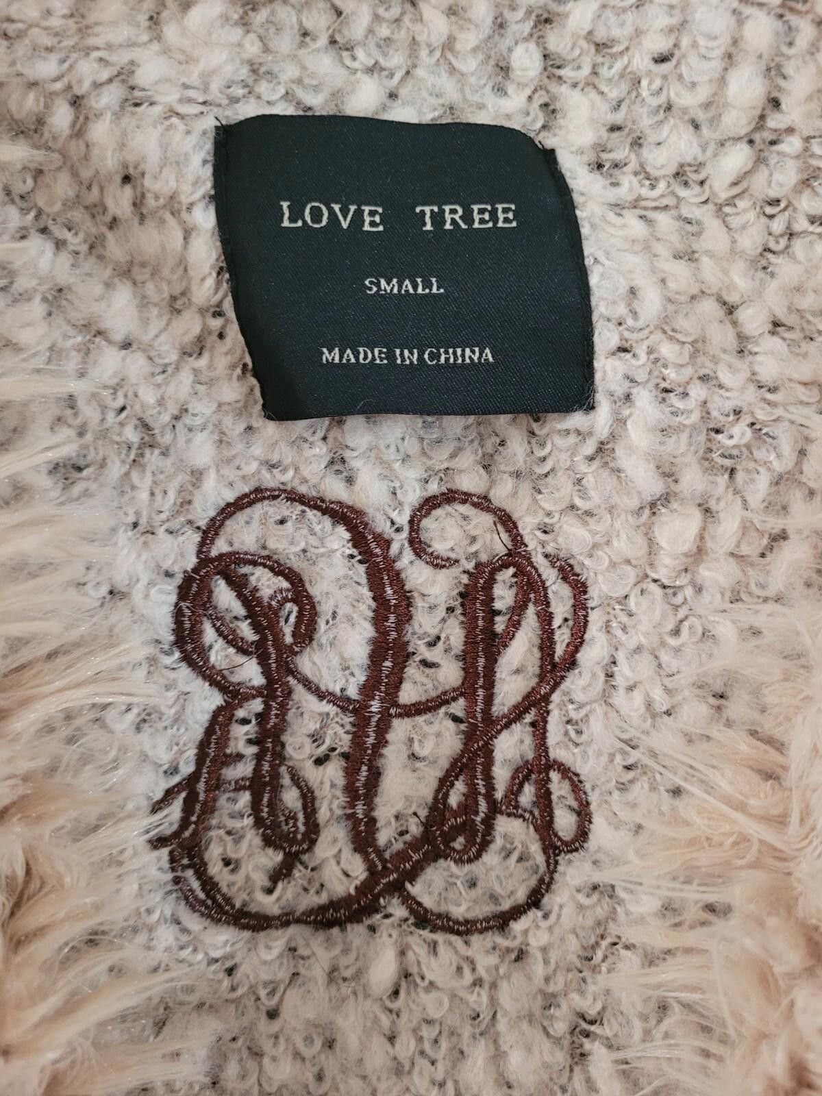 Other Love Tree Women's S Faux Fur Sherpa Wool Acrylic Open Vest Size S / US 4 / IT 40 - 2 Thumbnail