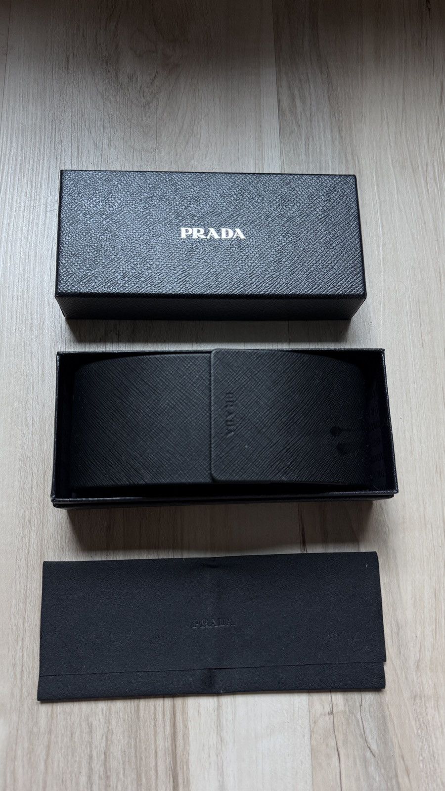 Prada Prada Sunglasses Polished Black SPR 26Z 16K-08Z with Case Size ONE SIZE - 3 Thumbnail