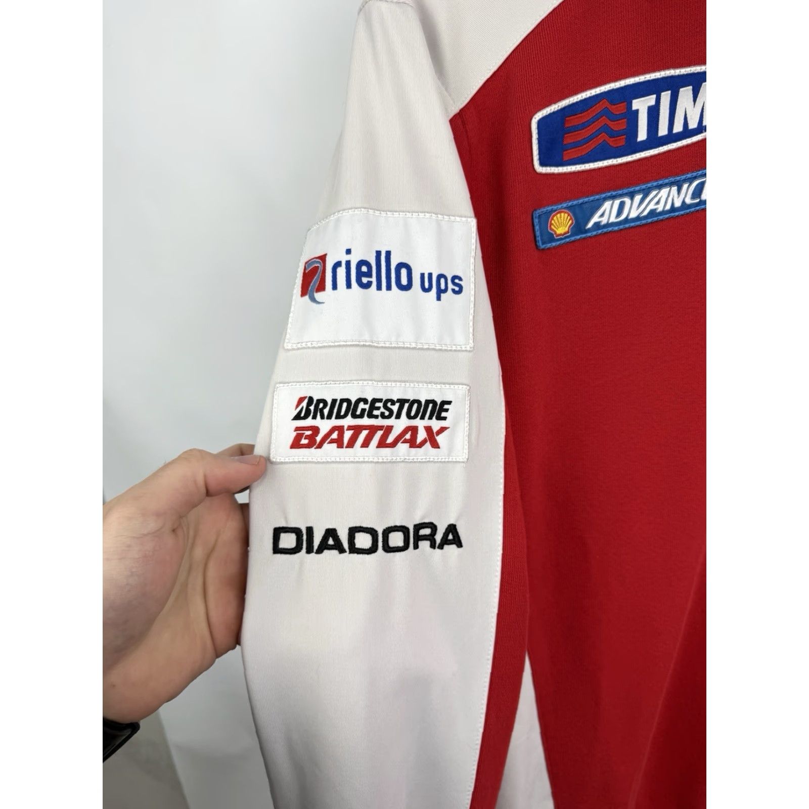 Diadora Ducati Corse Diadora Bridgestone Shell Long Sleeve 2015 L Red Mens Shirt Size US L / EU 52-54 / 3 - 6 Thumbnail