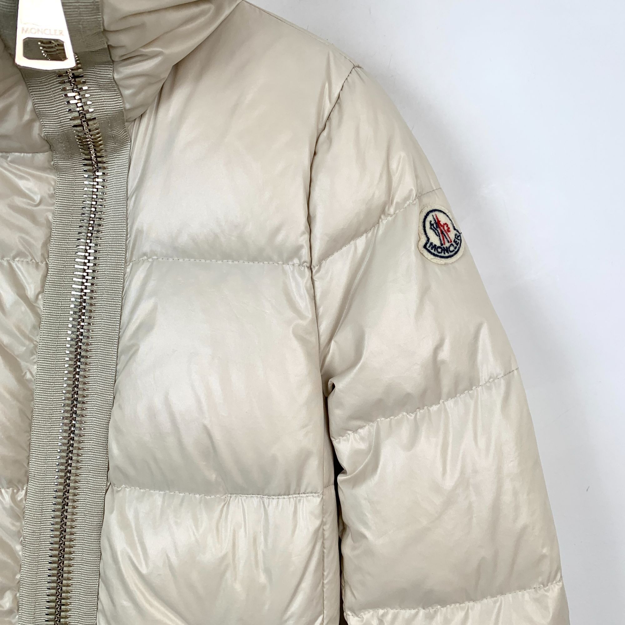Moncler Moncler Womens Beige Down Puffer Coat Joinville Series XS Ny Size XS / US 0-2 / IT 36-38 - 11 Thumbnail