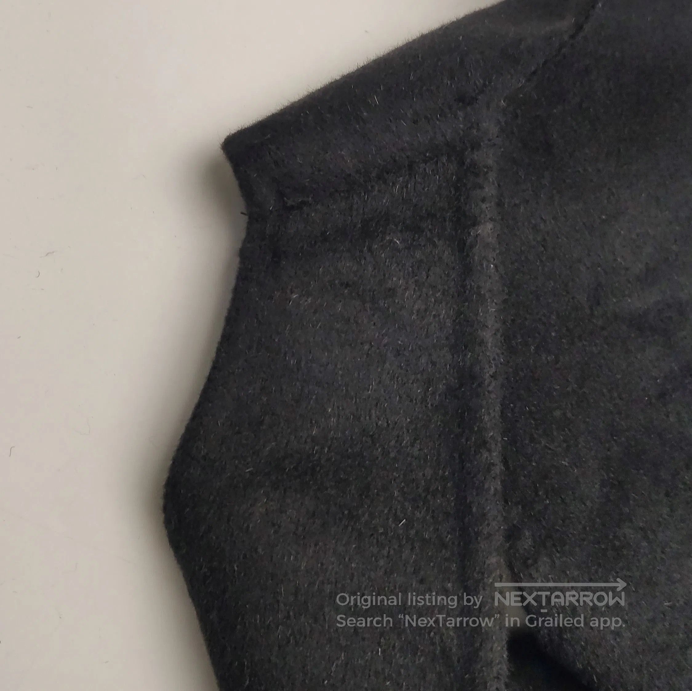 Prada Prada Black Wool Blend V. Size 39" - 8 Thumbnail