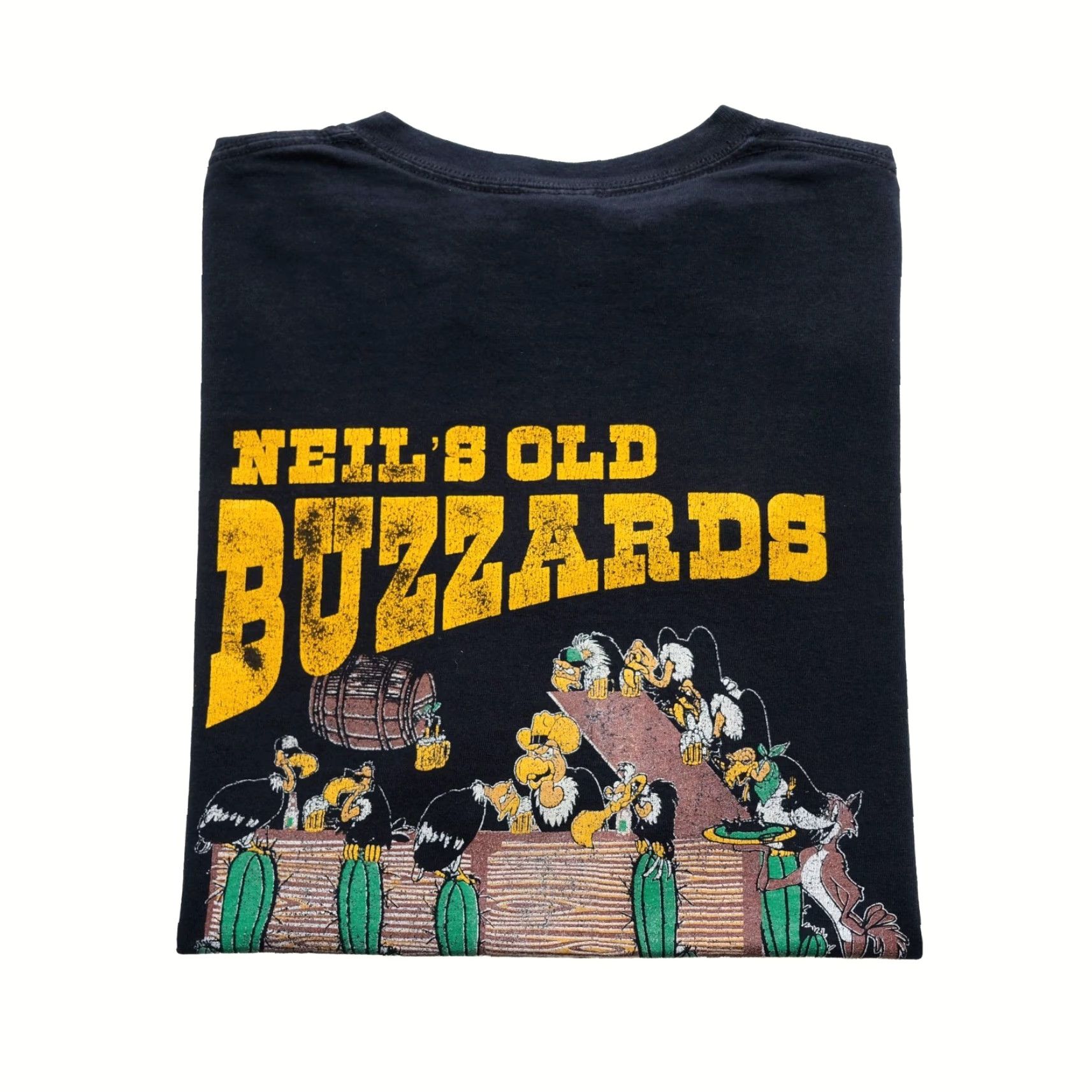 Gildan VINTAGE 90s GILDAN GRAPHIC T SHIRT XL BLACK CALIFORNIA INDIO BUZZARD BAR SALOON GRAPHIC CREW NECK SHORT SLEEVE MEN Size US XL / EU 56 / 4 - 2 Thumbnail