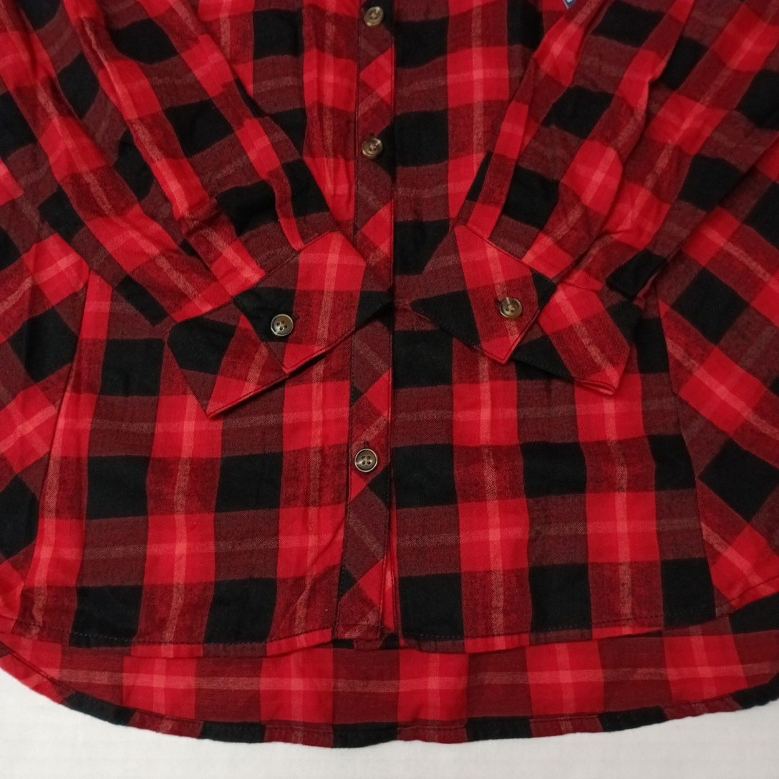 Other Terra & Sky Shirt Women's 1X (16W-18W) Red Black Plaid Size XL / US 12-14 / IT 48-50 - 2 Thumbnail