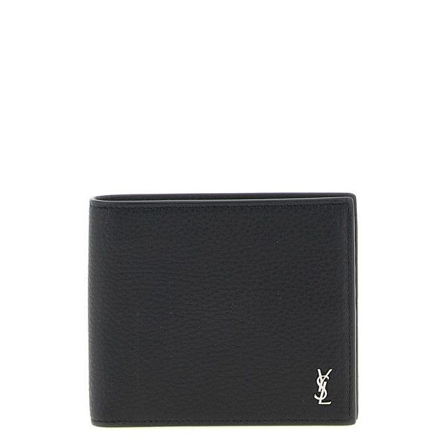 Saint Laurent Paris SAINT LAURENT $630 Tiny Cassandre E/W Black Wallet New & Aut Size ONE SIZE - 1 Thumbnail