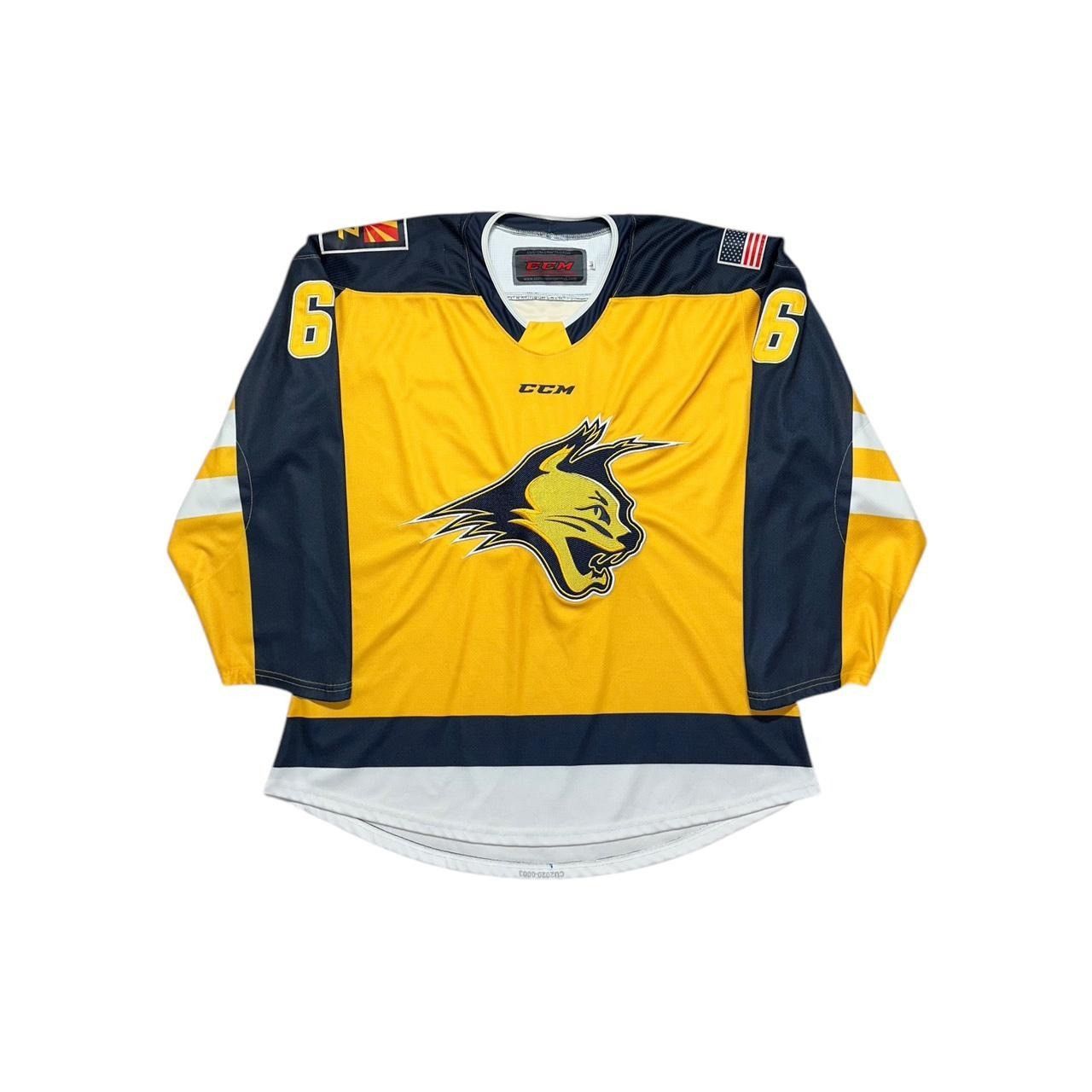 Ccm × NHL × Vintage Arizona Lynx CCM Hockey Jersey Size US L / EU 52-54 / 3 - 1 Thumbnail