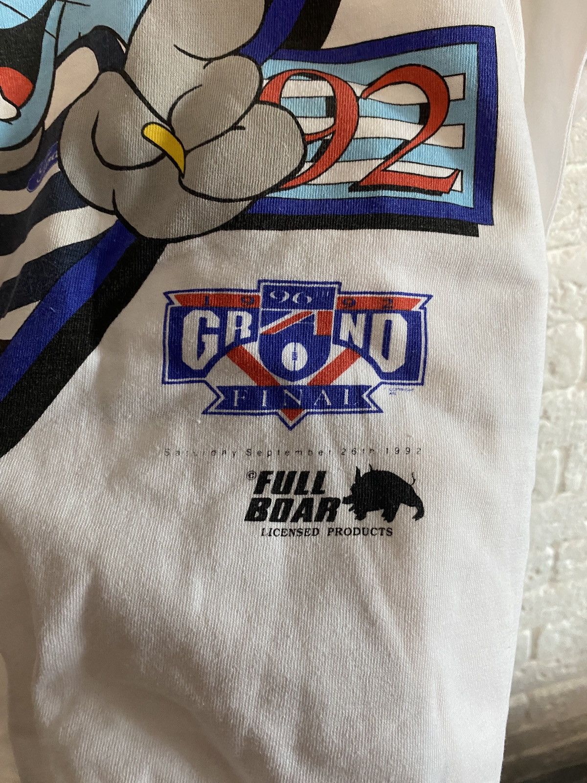 Vintage Vintage T-shirt 1992 Grand Final Cat Attack Size US XL / EU 56 / 4 - 2 Thumbnail