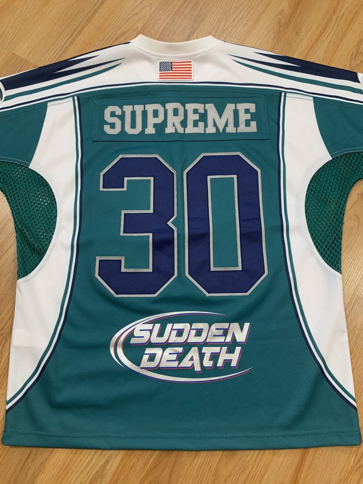 シャツ Supreme Sudden Death Football Jersey Supreme Sudden Death Football Jersey Black Men's - SS24 - US