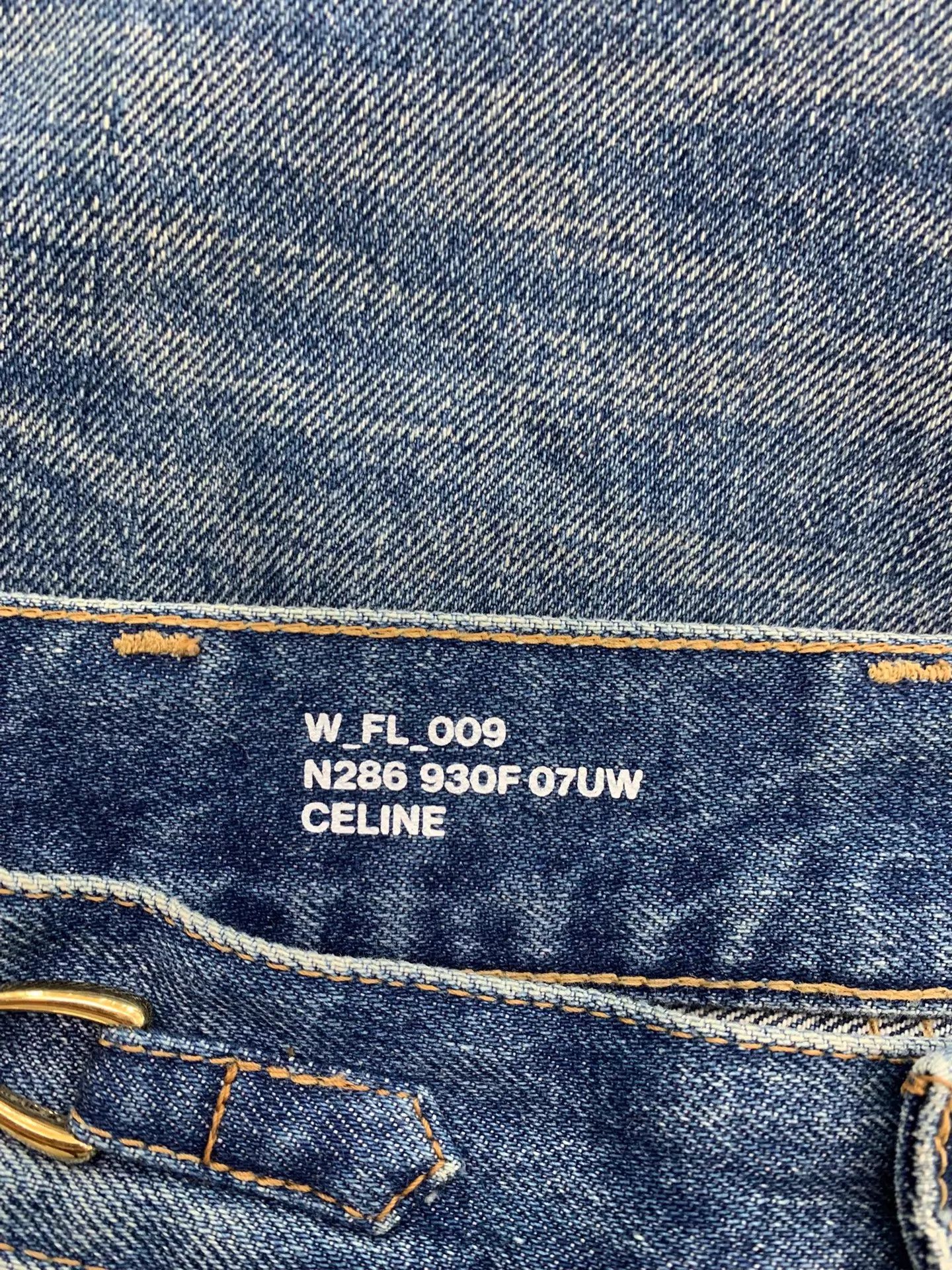 Celine Celine Dylan Triomphe Chain Jeans 27 New Size 27" / US 4 / IT 40 - 4 Thumbnail