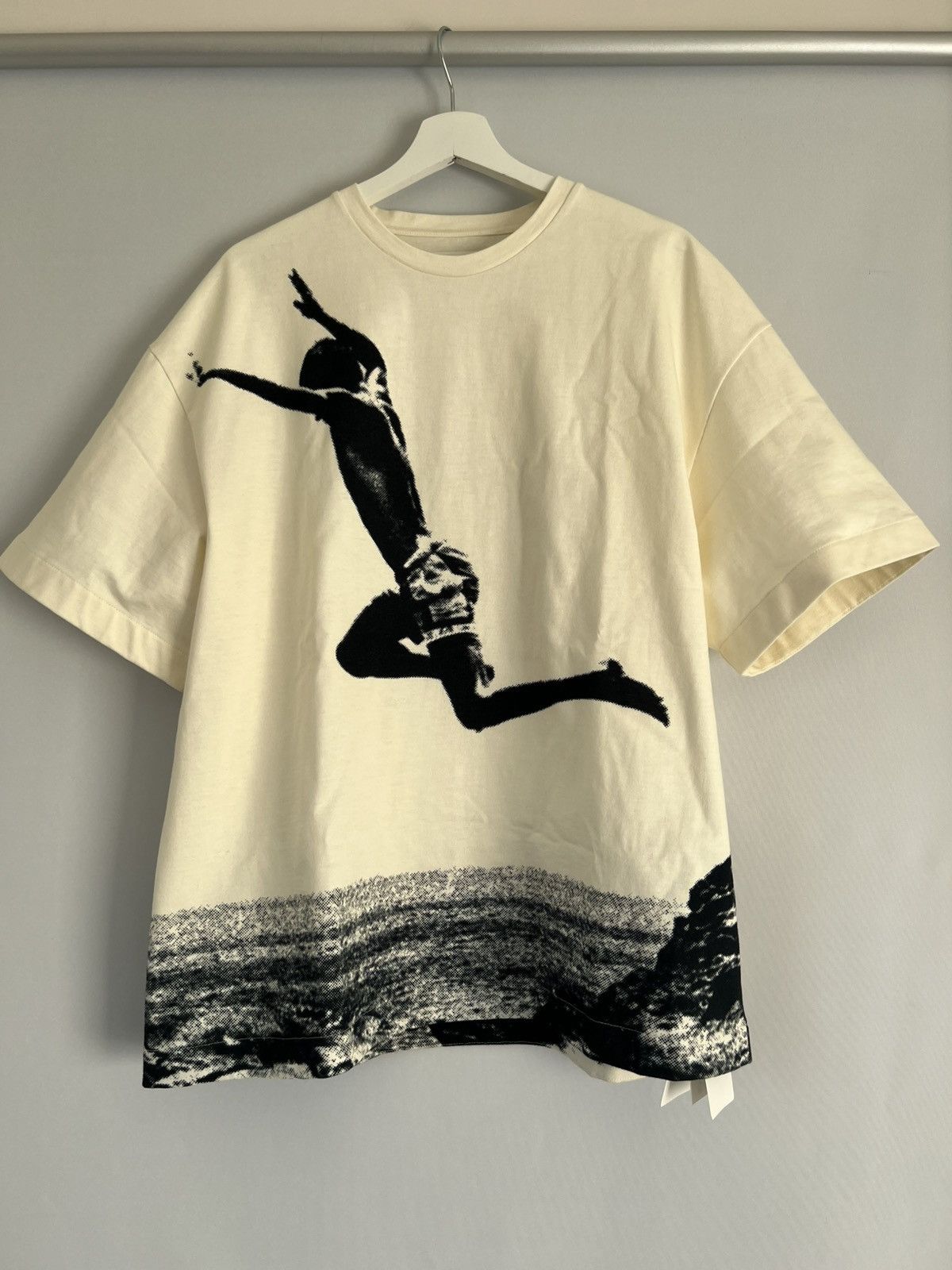Jil Sander Jil Sander Jumping Boy Logo Tshirt Size US M / EU 48-50 / 2 - 1 Thumbnail