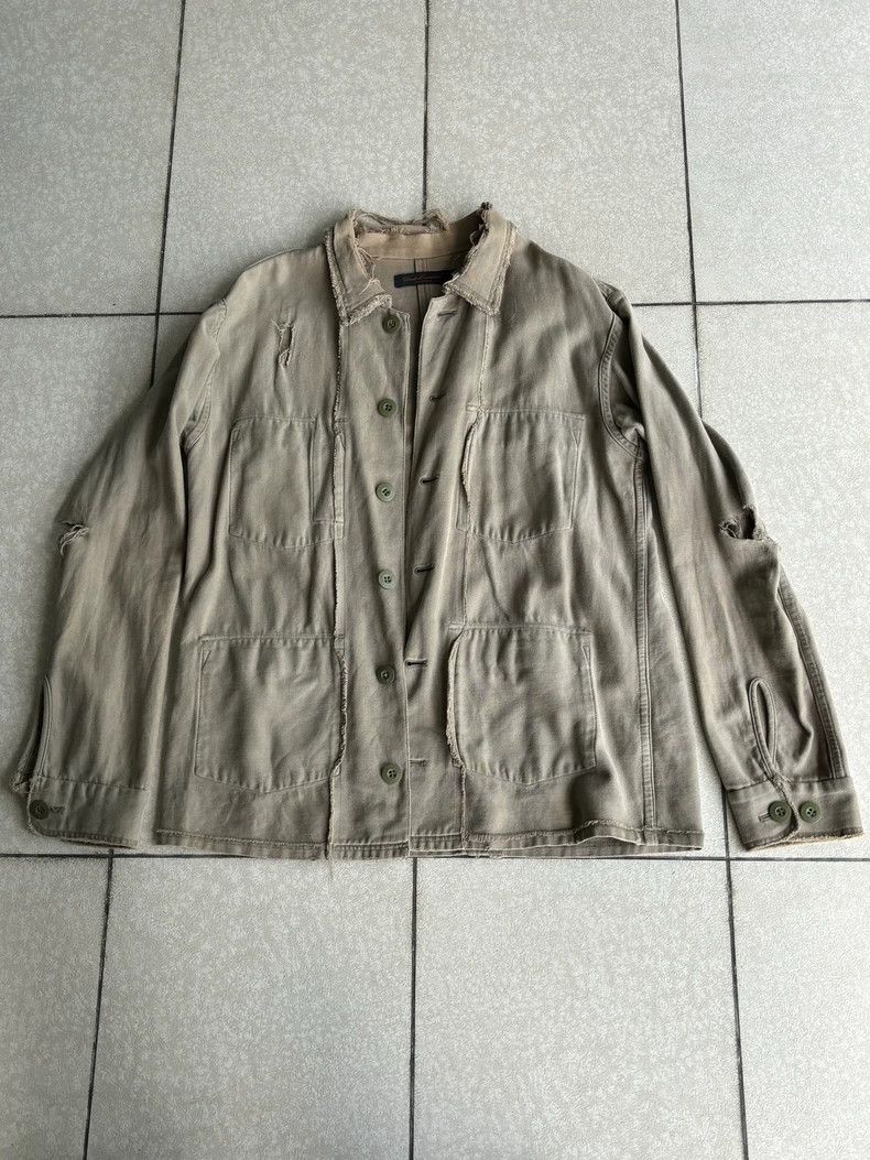 Undercover UNDERCOVEREarly destruction of military shirt 2504-Nextarro Size US M / EU 48-50 / 2 - 1 Thumbnail