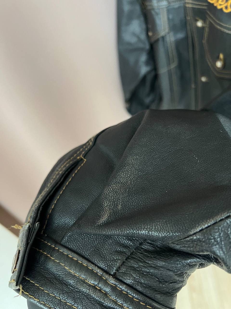 Diesel Diesel Big Back Logo Leather Jacket New World Basic Size XL Size US XL / EU 56 / 4 - 17 Thumbnail