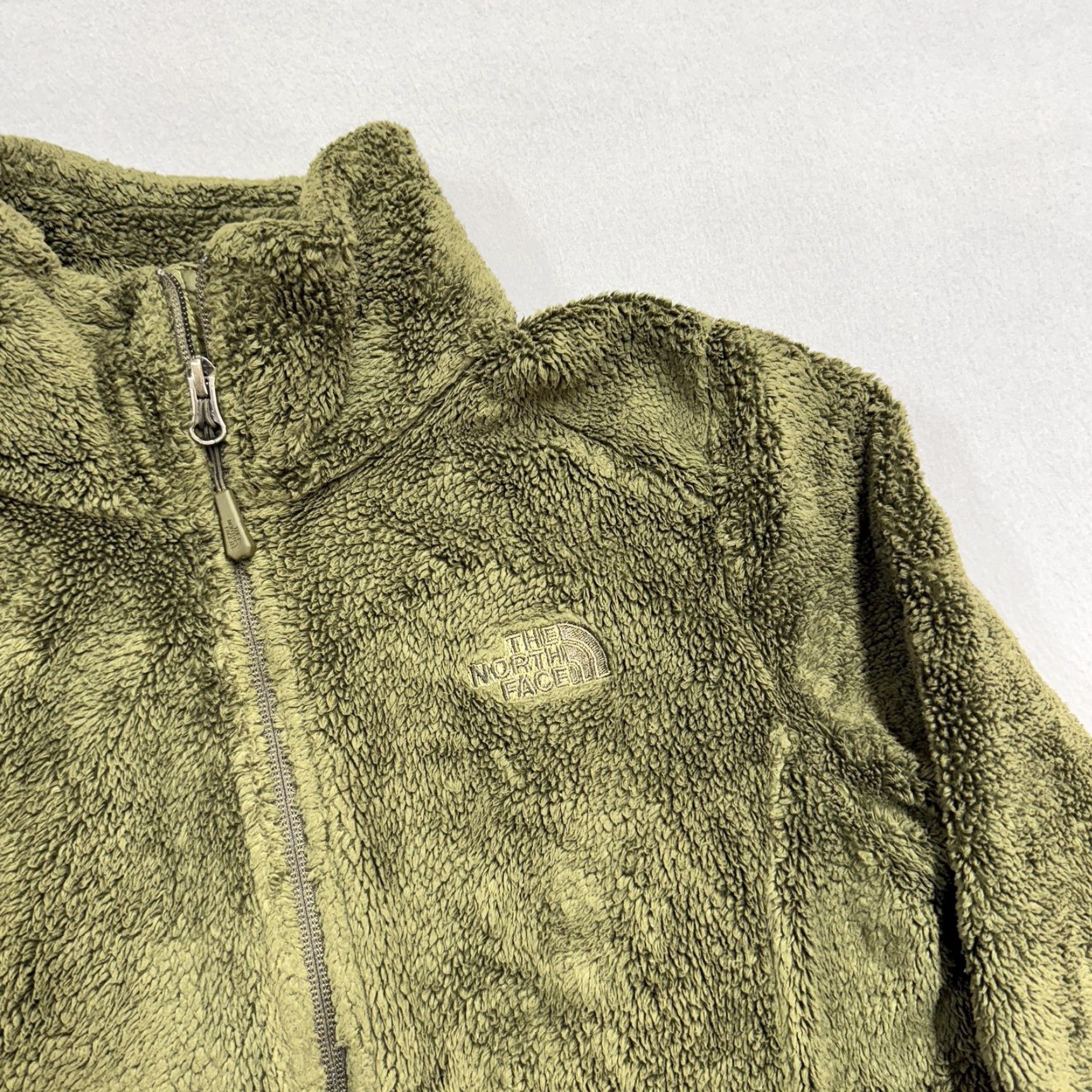 The North Face The North Face Jacket Womens Small Green High Pile Fleece Full Zip Soft Size S / US 4 / IT 40 - 4 Thumbnail