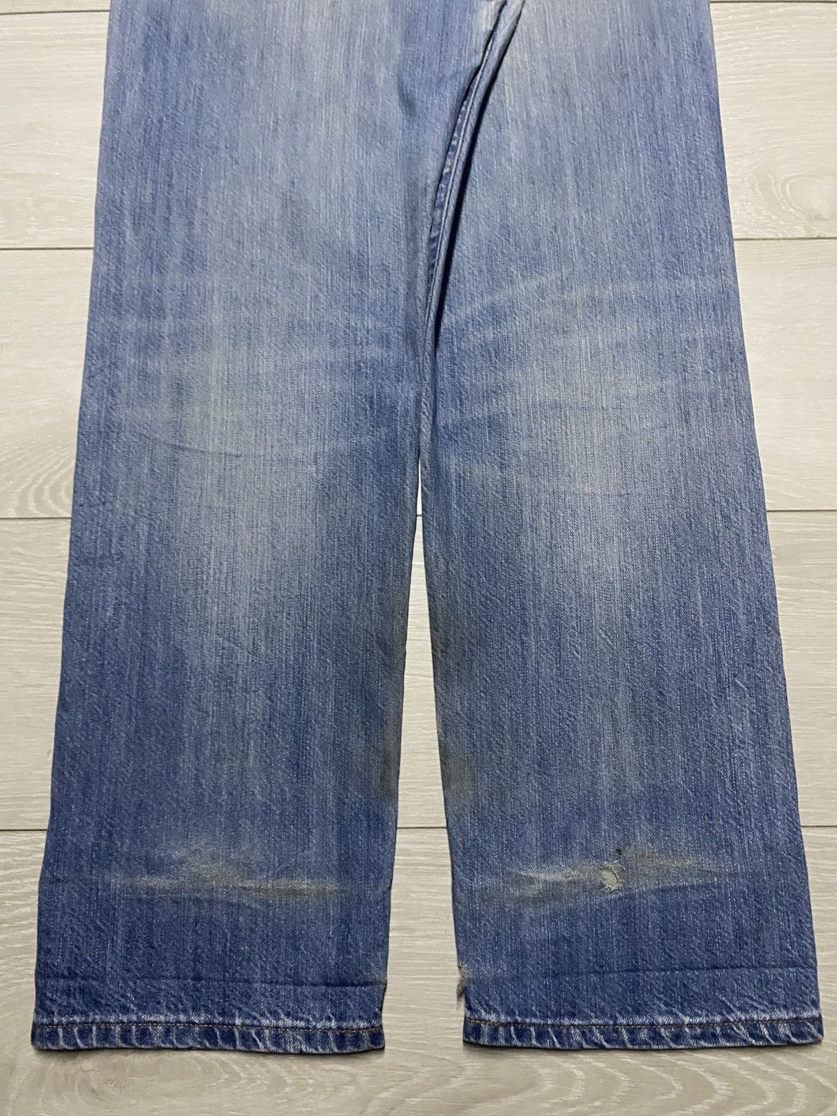Japanese Brand Vintage Japanese Brand Back Number Faded Distressed Loose Size US 32 / EU 48 - 6 Thumbnail