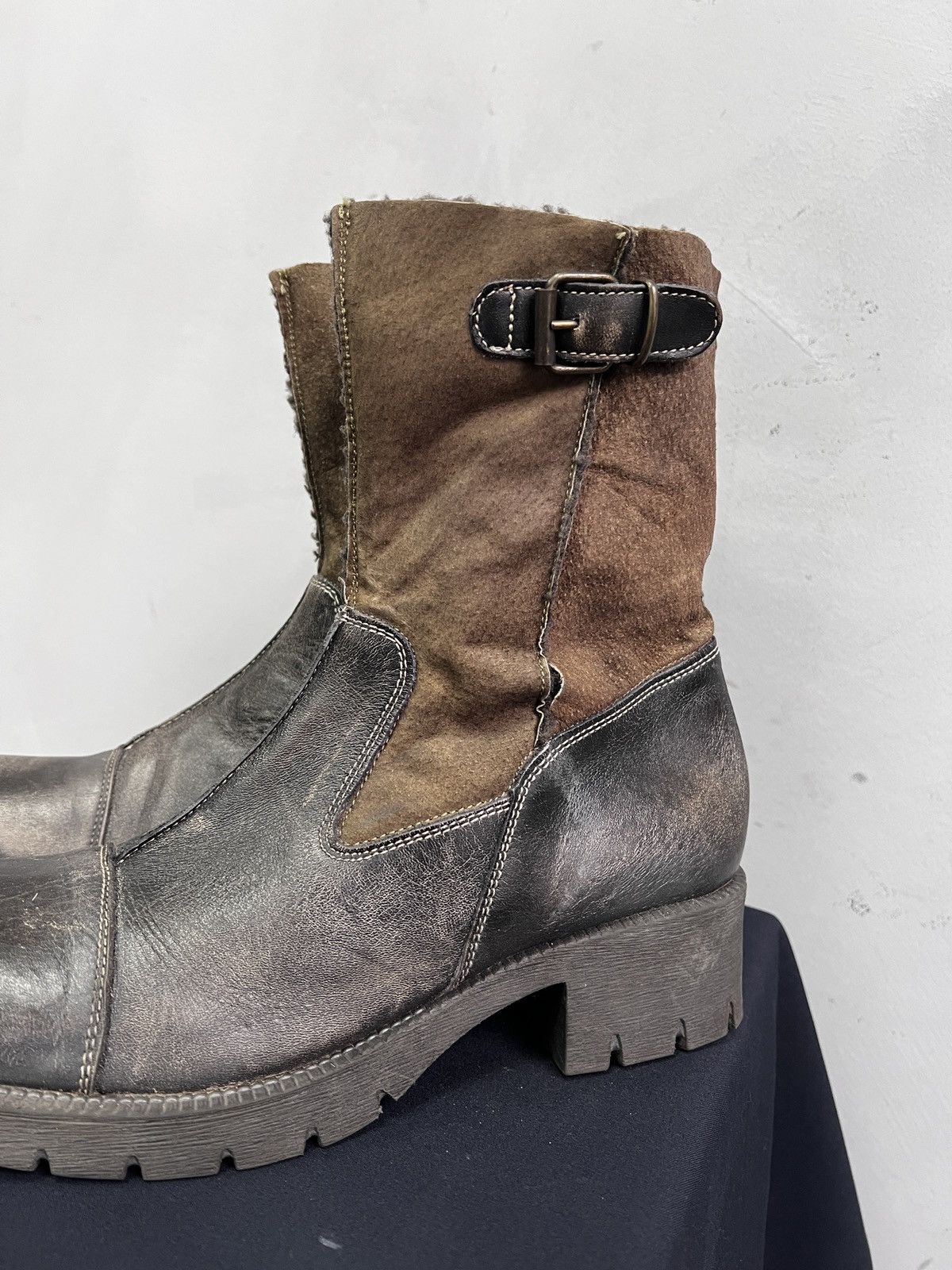 Guidi Leather guidi style leather Boots High platform gothic Size US 8 / EU 41 - 7 Thumbnail