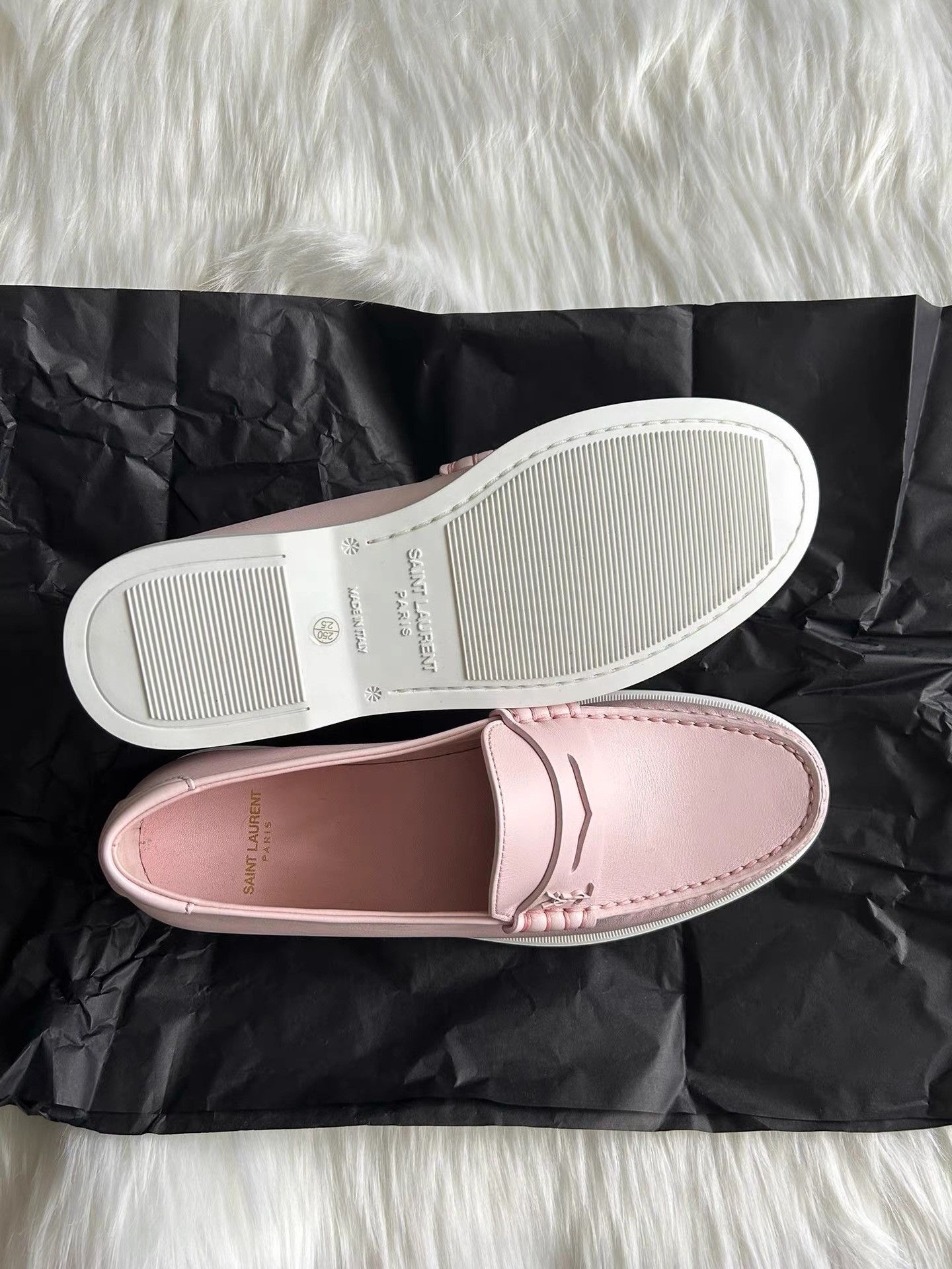 Saint Laurent Paris Saint Laurent Unisex Pink Limited Loafers K33 Size US 7 / EU 40 - 2 Thumbnail