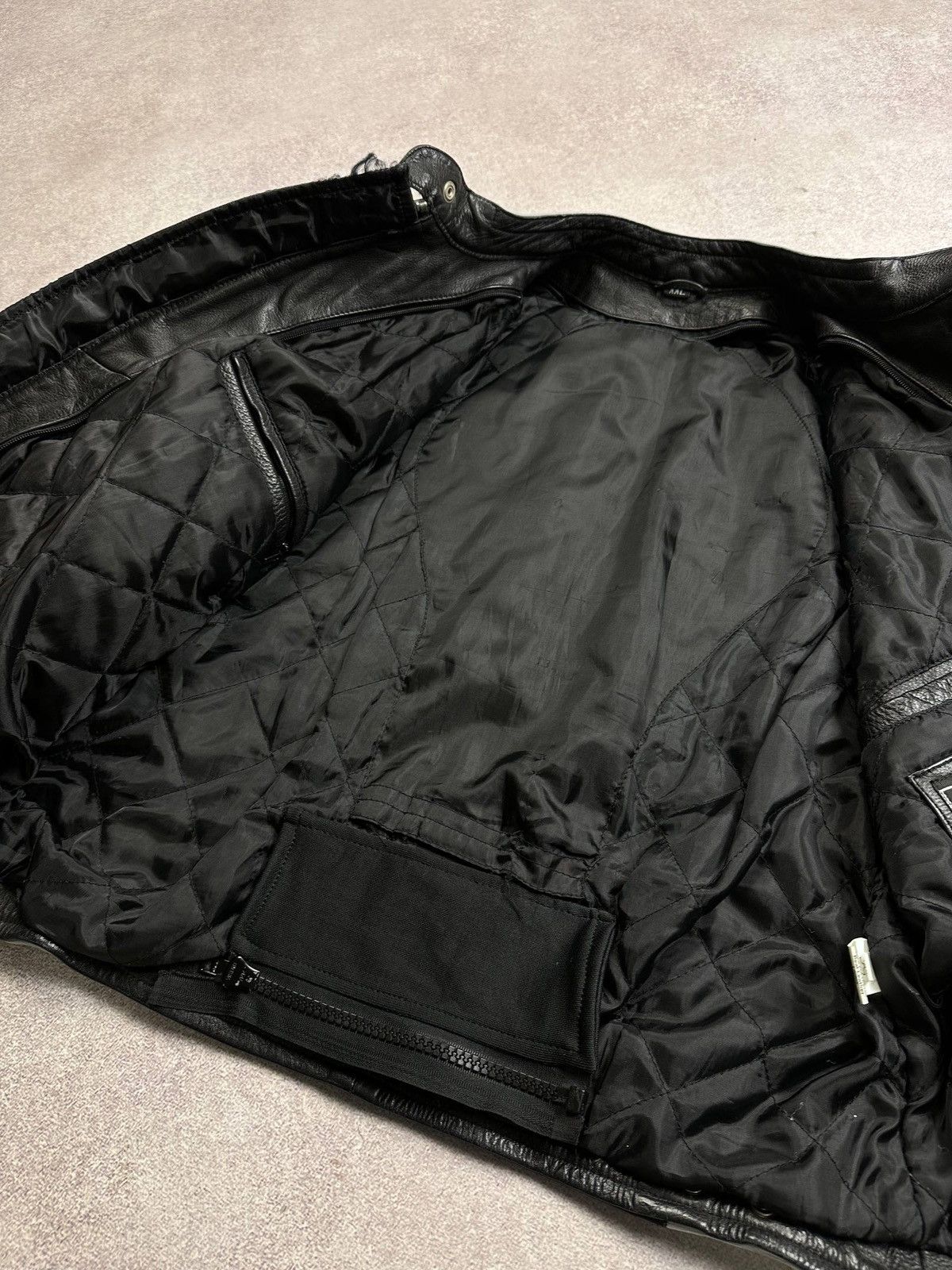 Genuine Leather Vintage 90s Nokia Racing Genuine Leather Y2K Jacket M Size US M / EU 48-50 / 2 - 19 Thumbnail