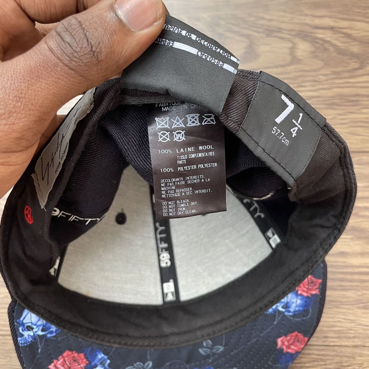 New Era × Yohji Yamamoto Yohji Yamamoto x New Era Cap 7 1/4 - 57.7cm Size ONE SIZE - 9 Thumbnail