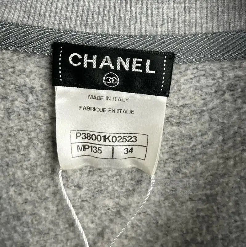 Chanel Chanel Gray Cotton Ladies T-Shirt . Size XS / US 0-2 / IT 36-38 - 4 Thumbnail