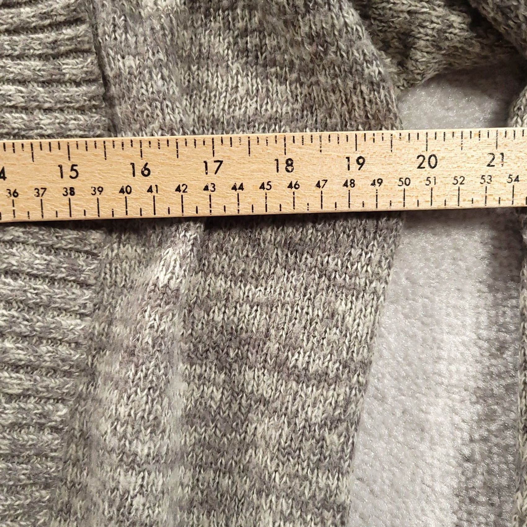 Vintage VINTAGE ModCloth Womens Open Cardigan Knit Heather Gray Sz Small Shawl Collar Size S / US 4 / IT 40 - 4 Thumbnail