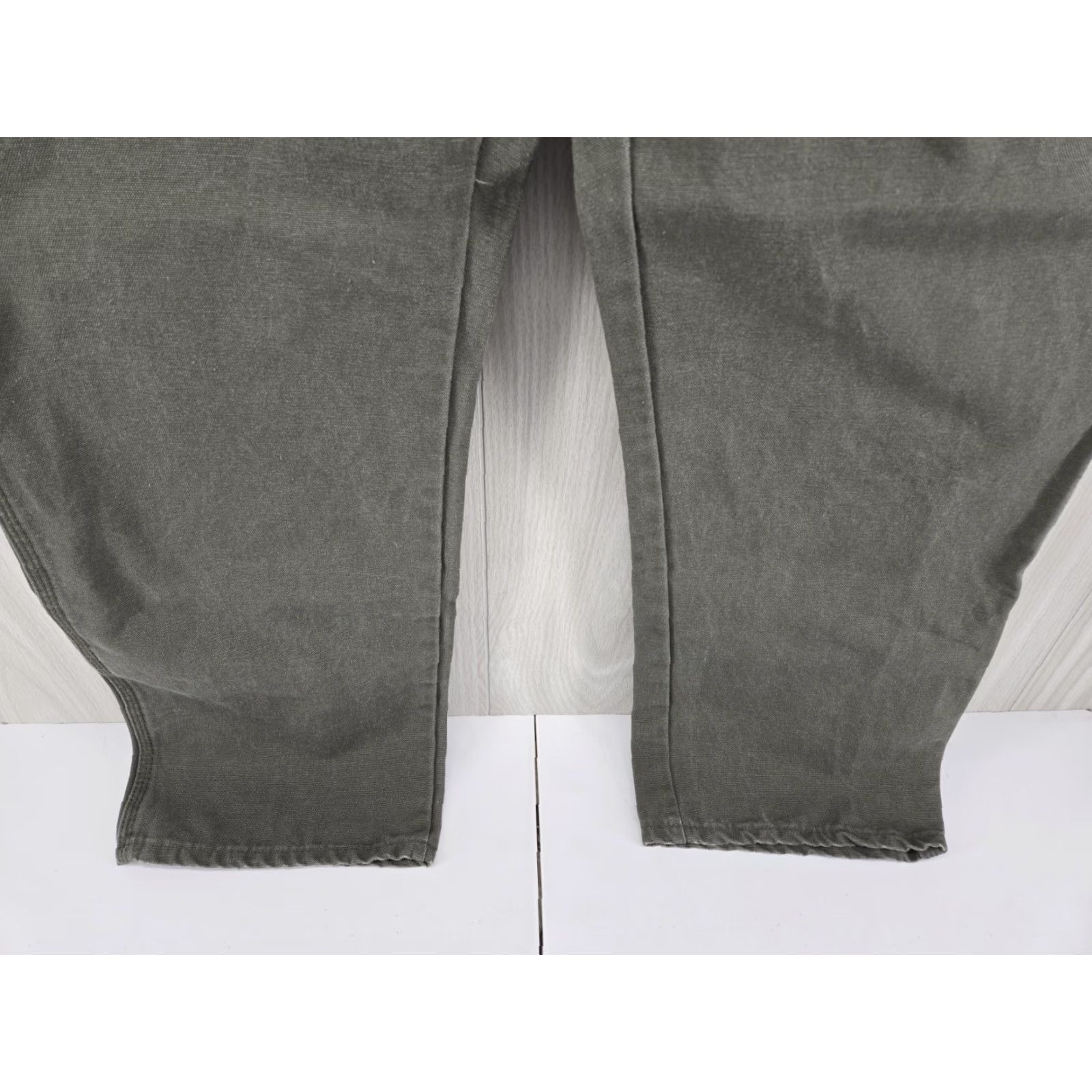 Dickies Dickies Mens Pants Duck Canvas Utility Carpenter Jeans Moss Green 40x32 Mens Straight Leg Relaxed Fit Workwear Casual Size US 40 / EU 56 - 5 Thumbnail