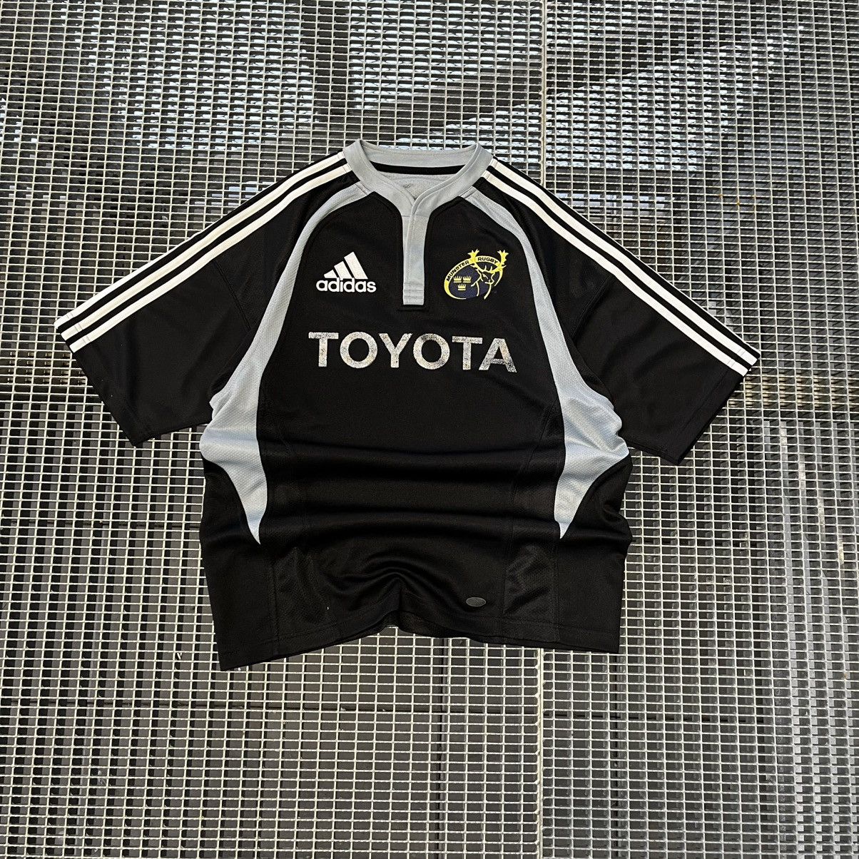 Adidas 2008 Adidas Munster Rugby Jersey Tee T-shirt Blokecore Y2K Size US M / EU 48-50 / 2 - 2 Thumbnail