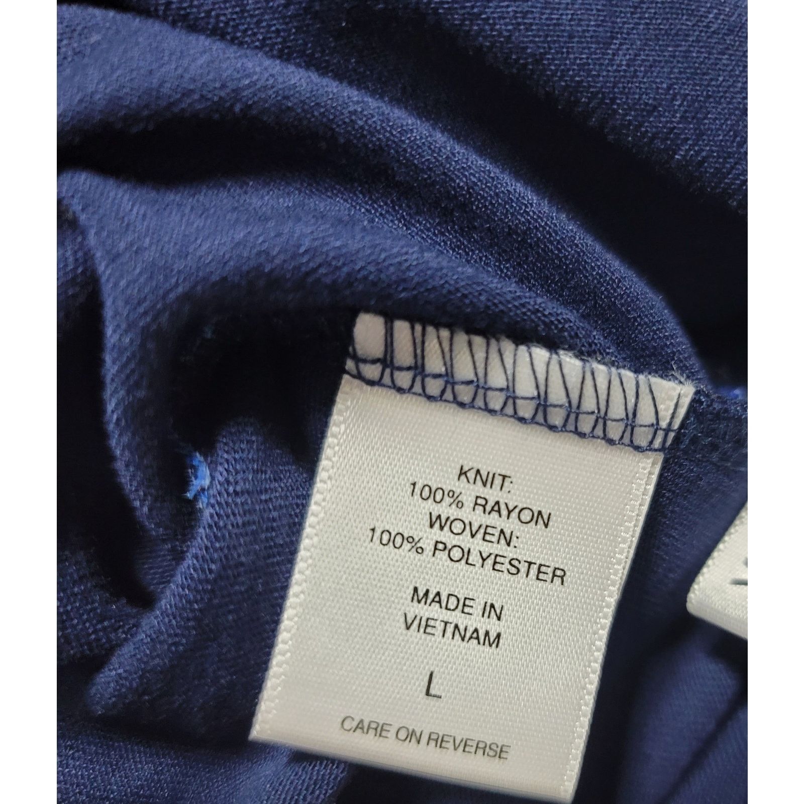 Other NY & Co. Blue Ruffled Tiered Top Large Soft NWOT Size L / US 10 / IT 46 - 5 Thumbnail