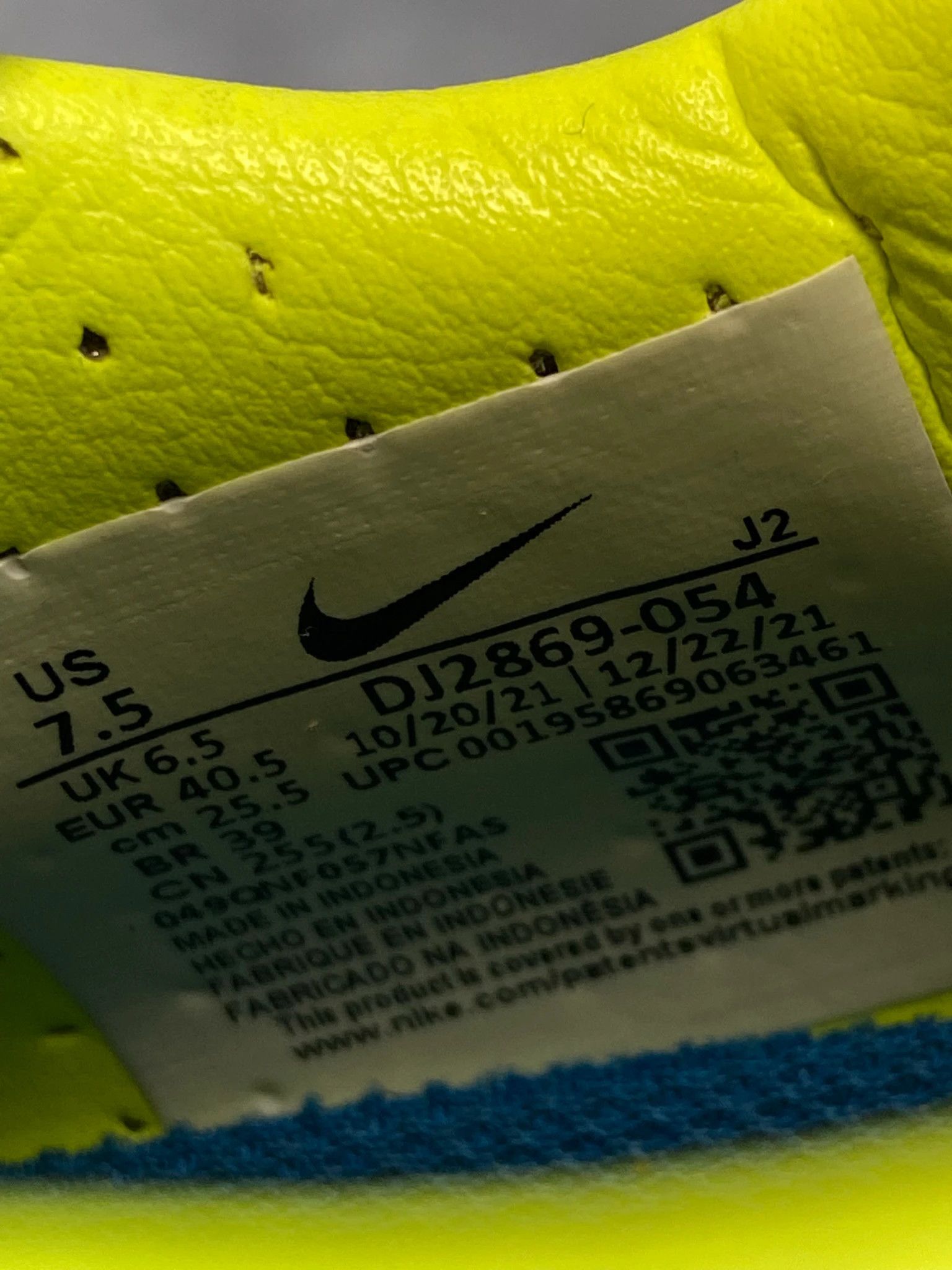 Nike Nike White Football Boots 40.5 Engineered for Speed Size US 7.5 / EU 40-41 - 8 Thumbnail