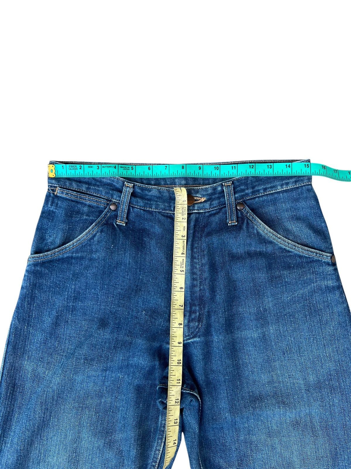 Wrangler Vintage 90s Wrangler Blue Bell Faded Denim Selvedge Jeans Size US 30 / EU 46 - 2 Thumbnail