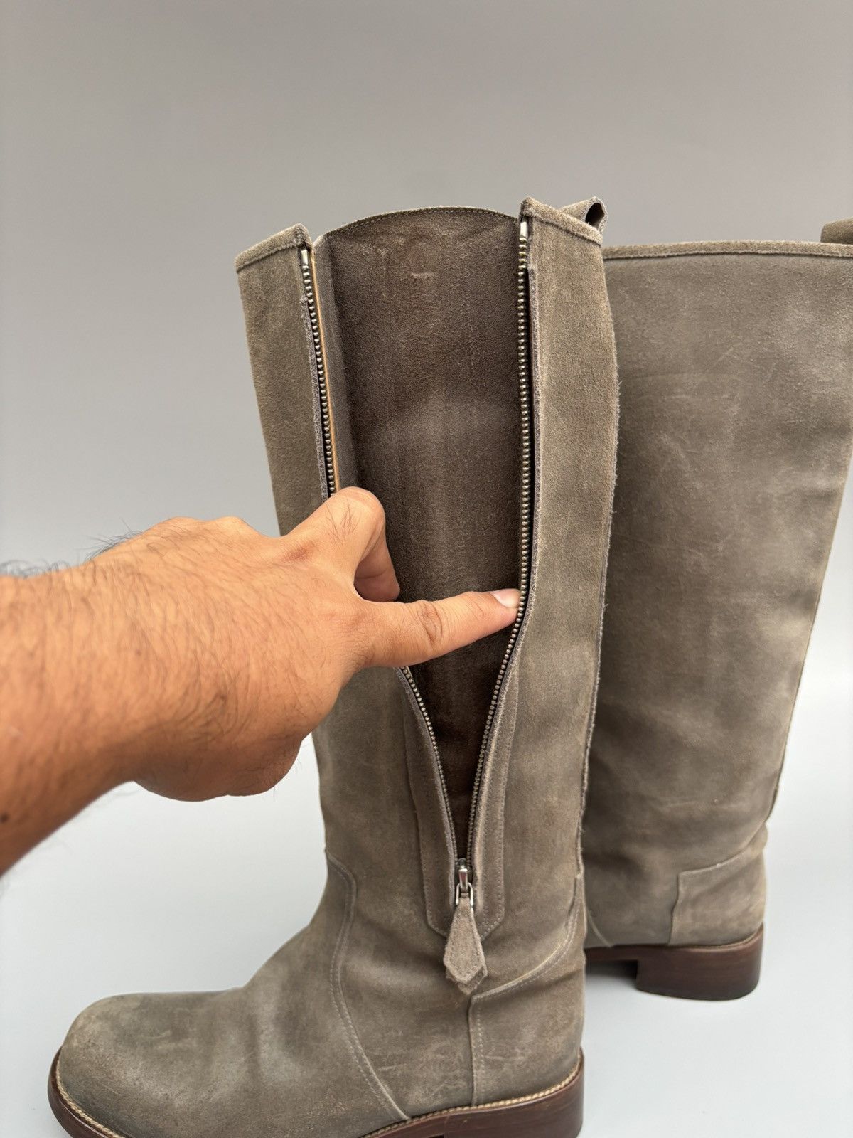 Hermes F/W 2000 Hermes by Margiela Riding Land Leather Boots Size US 8 / IT 38 - 9 Thumbnail