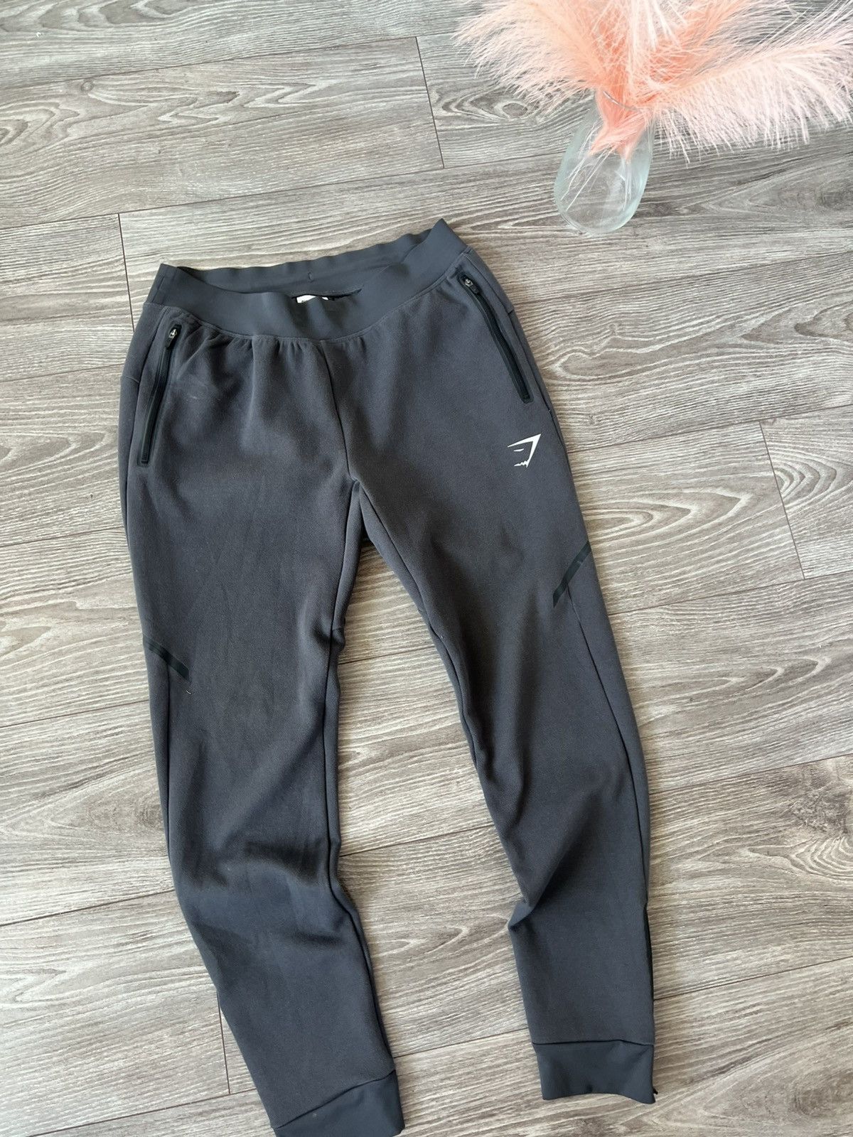 Gymshark ‼️Gymshark Print Logo New Collection Straight Joggers‼️ Size US 31 - 8 Thumbnail