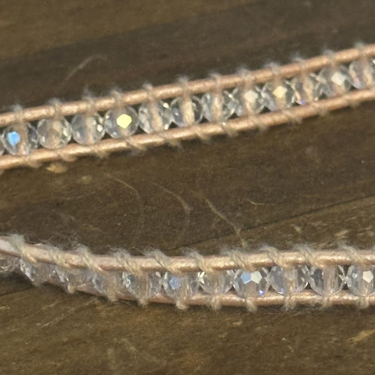 Other Victoria Emerson beige woven crystal bead wrap bracelet Size ONE SIZE - 3 Thumbnail