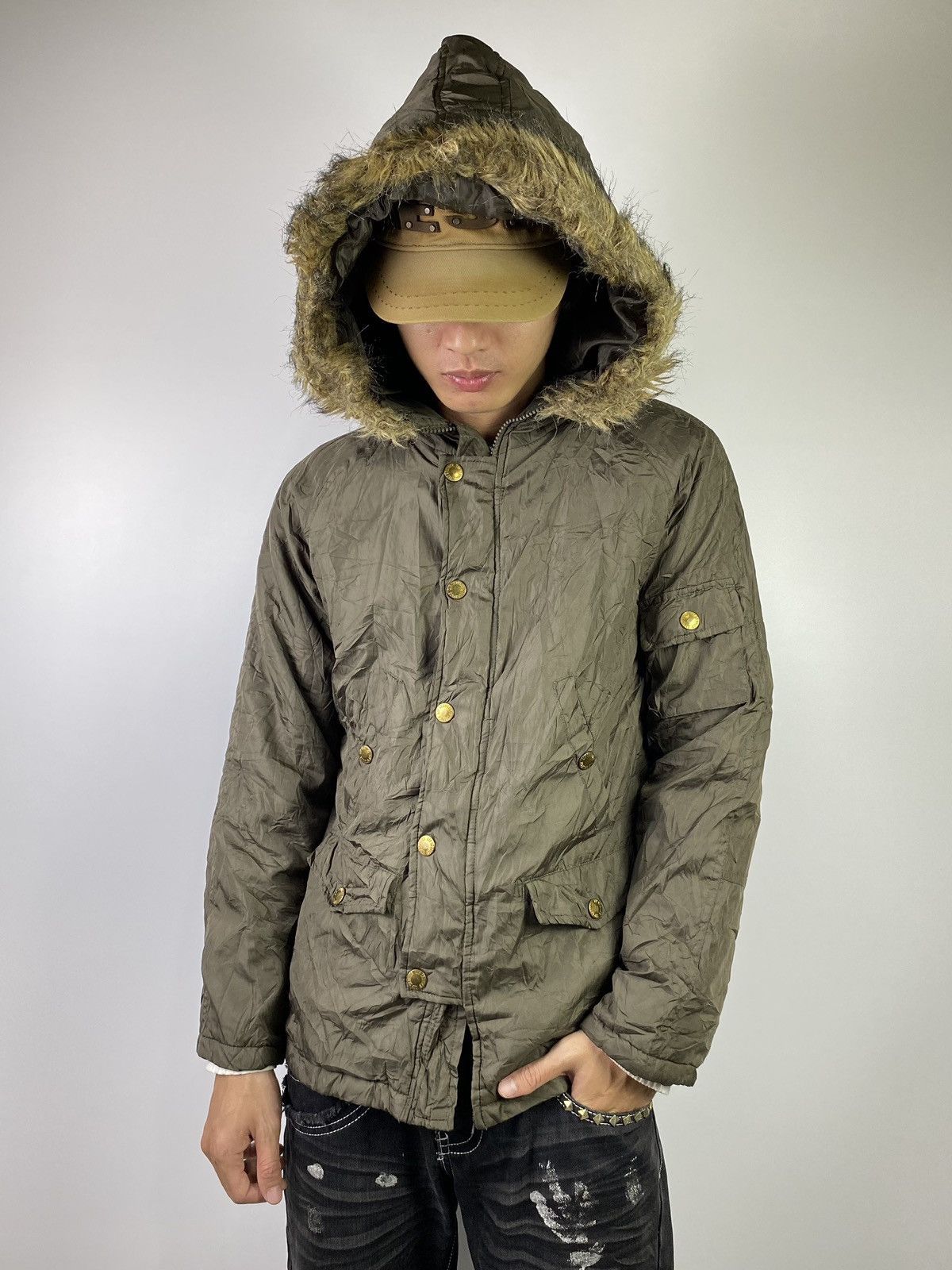 Japanese Brand Fur jacket bono style lip service ifsixwasnine style Size US M / EU 48-50 / 2 - 2 Thumbnail