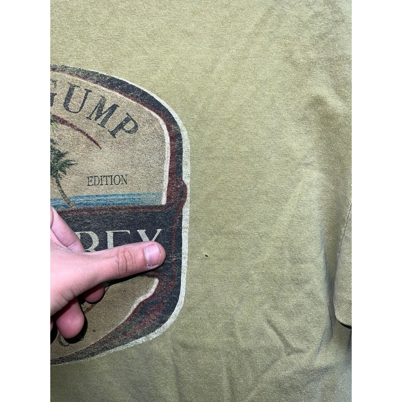 Vintage Vintage Bubba Gump Shrimp Co Shirt Monterey Green Tee Large Size US L / EU 52-54 / 3 - 8 Thumbnail