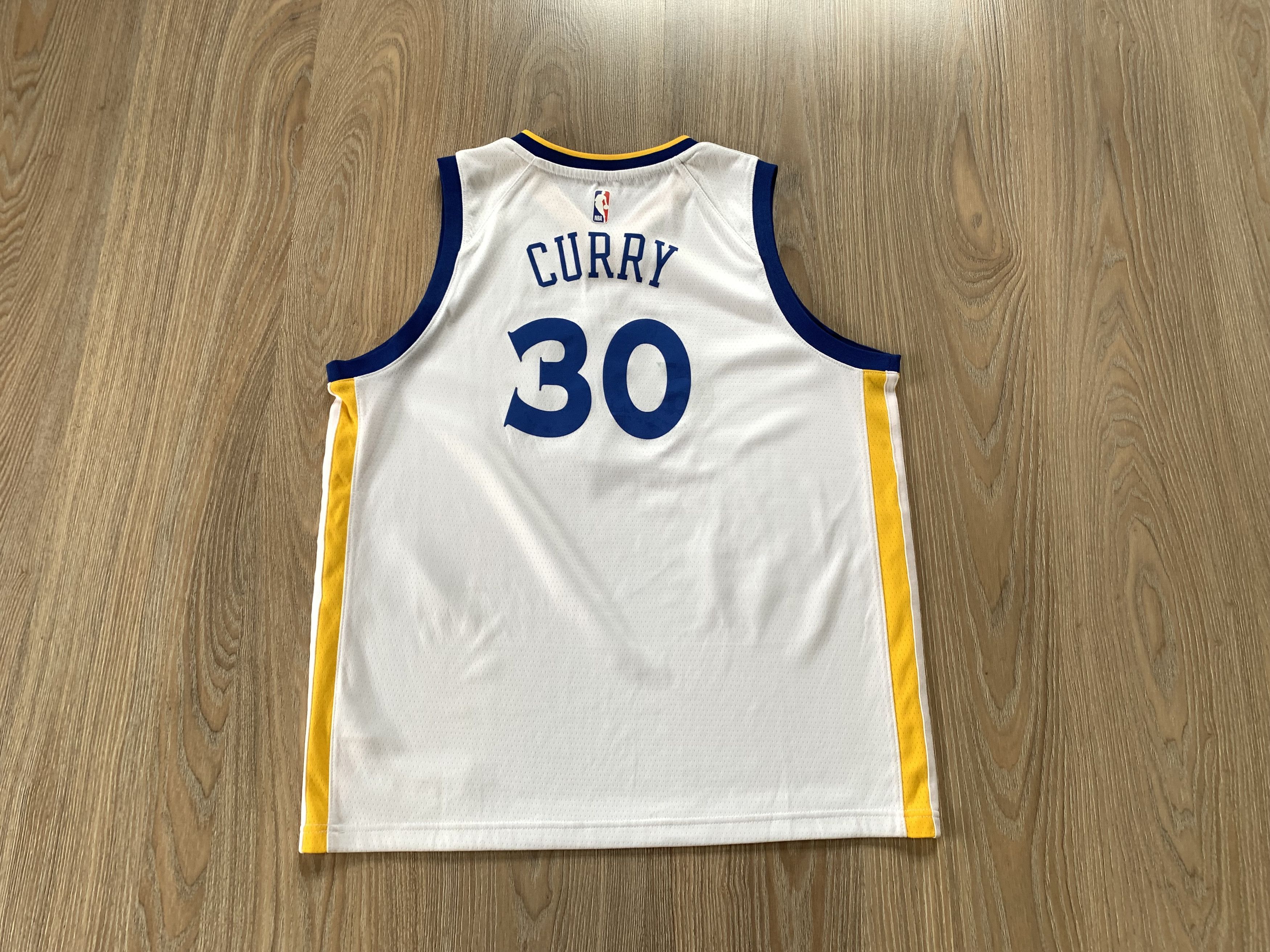 NBA × Nike × Vintage Nike NBA Golden State Warriors Stephen Curry #30 Jersey Size US XL / EU 56 / 4 - 2 Thumbnail